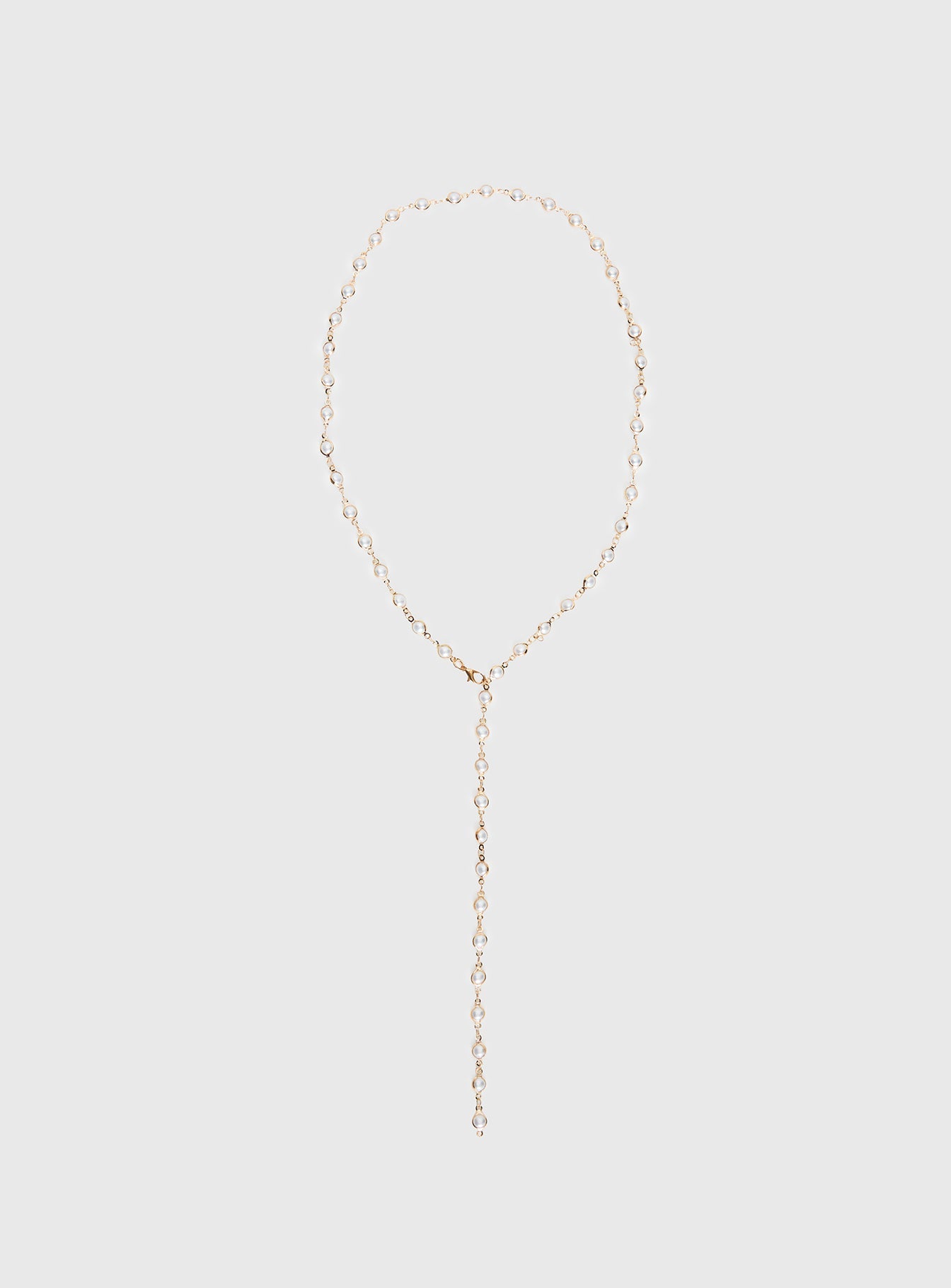 Elenita Long Necklace Gold women's necklace by Ellevoria