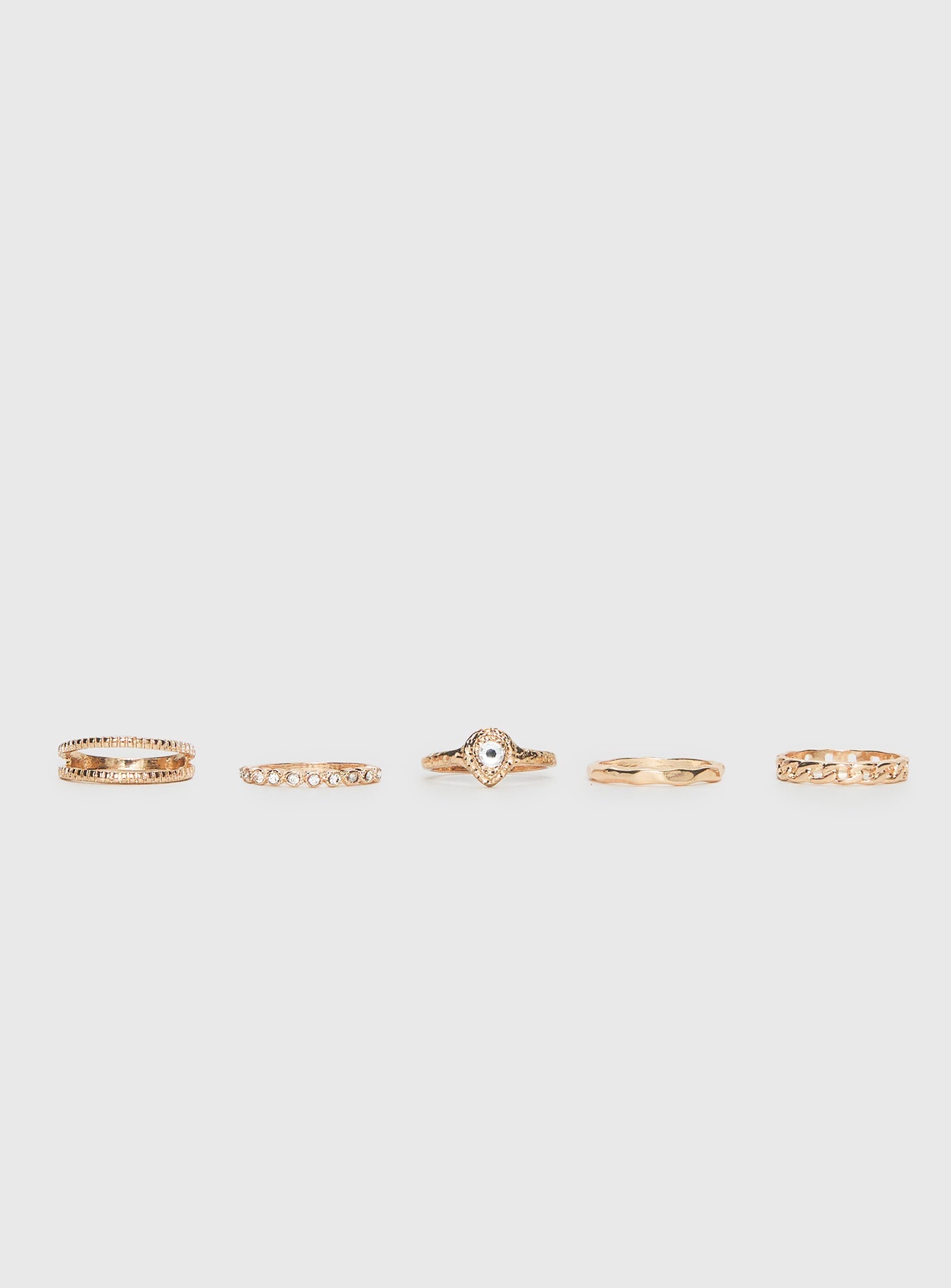 All For Love Ring Pack Gold women's ring by Ellevoria