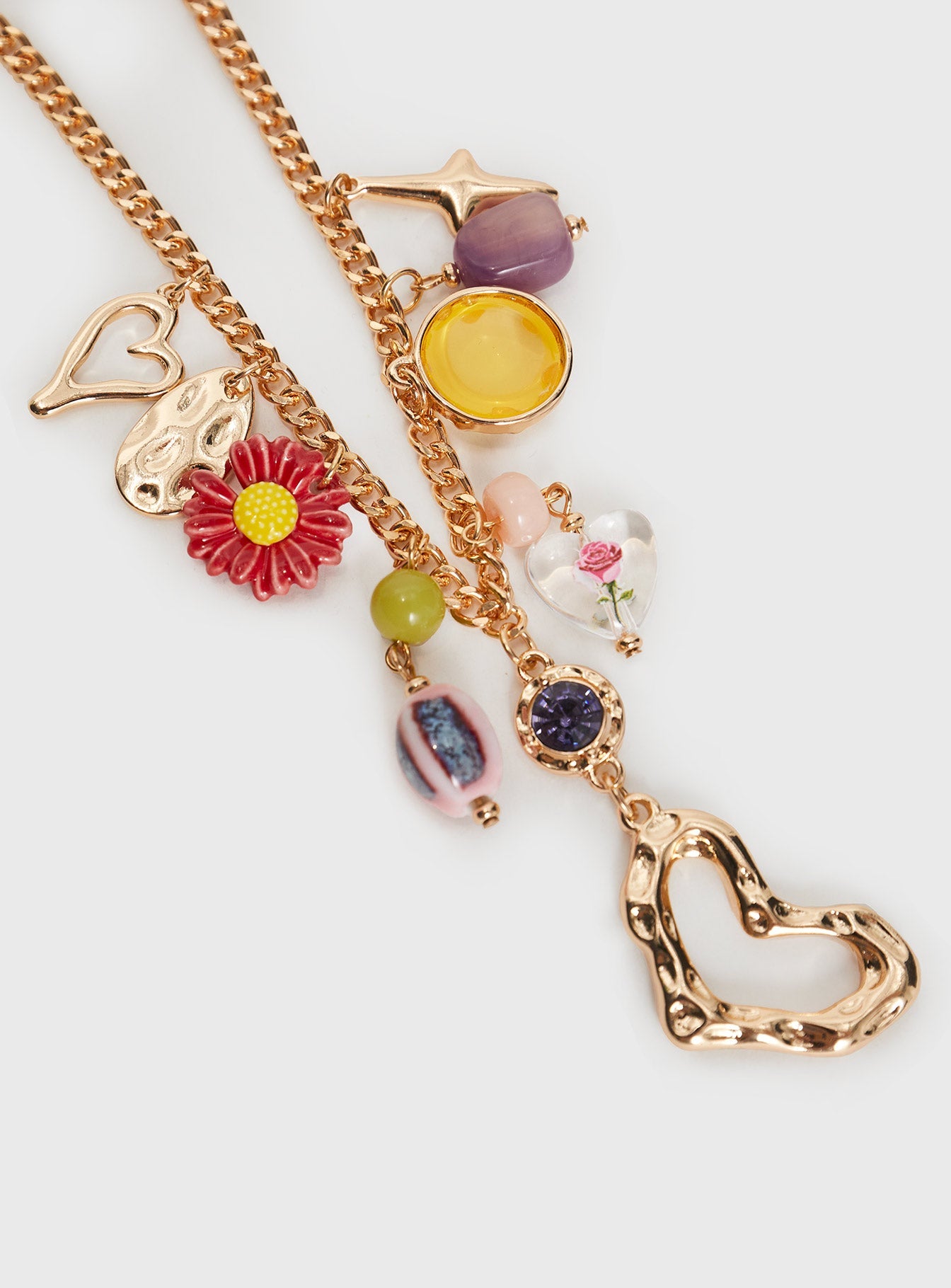 Maximiliano Charm Necklace Multi women's necklace by Ellevoria