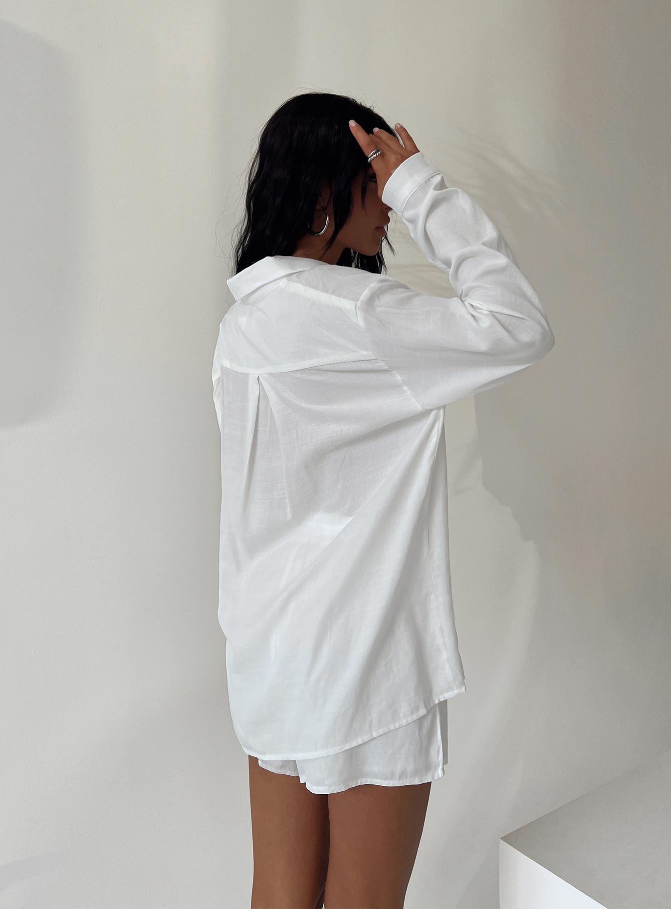 The Chloe Set White - women's shirt by Ellevoria - view 3