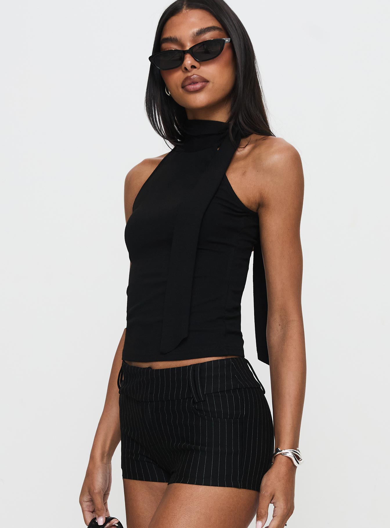 Mathias Top Black - women's top by Ellevoria - view 5