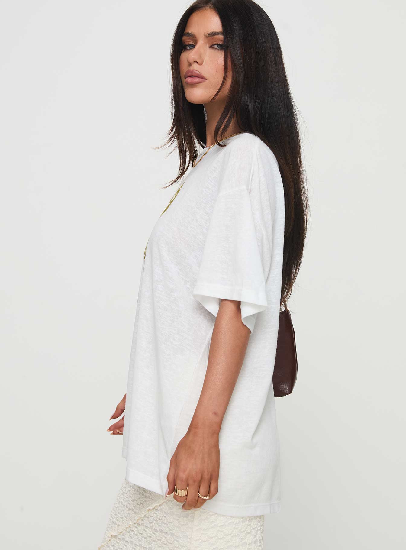 Nozomi Tee White - women's top by Ellevoria - view 4
