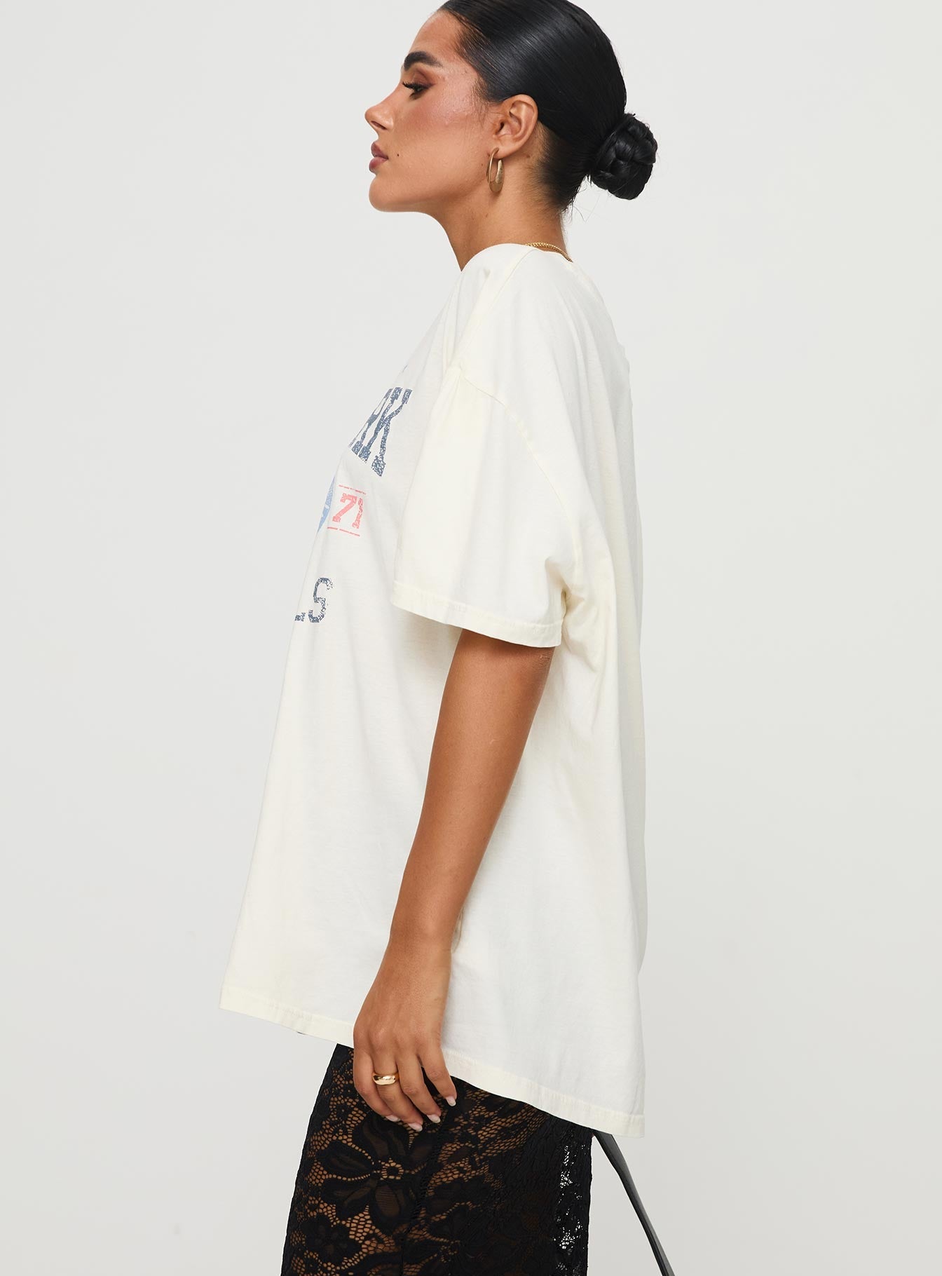 Road Race Nationals Tee White - women's top by Ellevoria - view 4