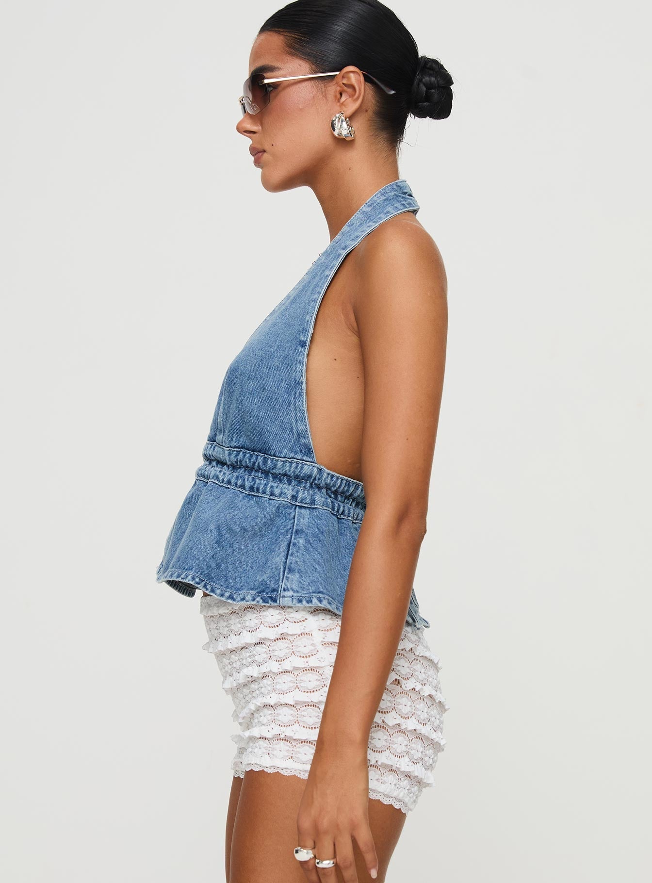 Sequoia Top Denim - women's top by Ellevoria - view 4