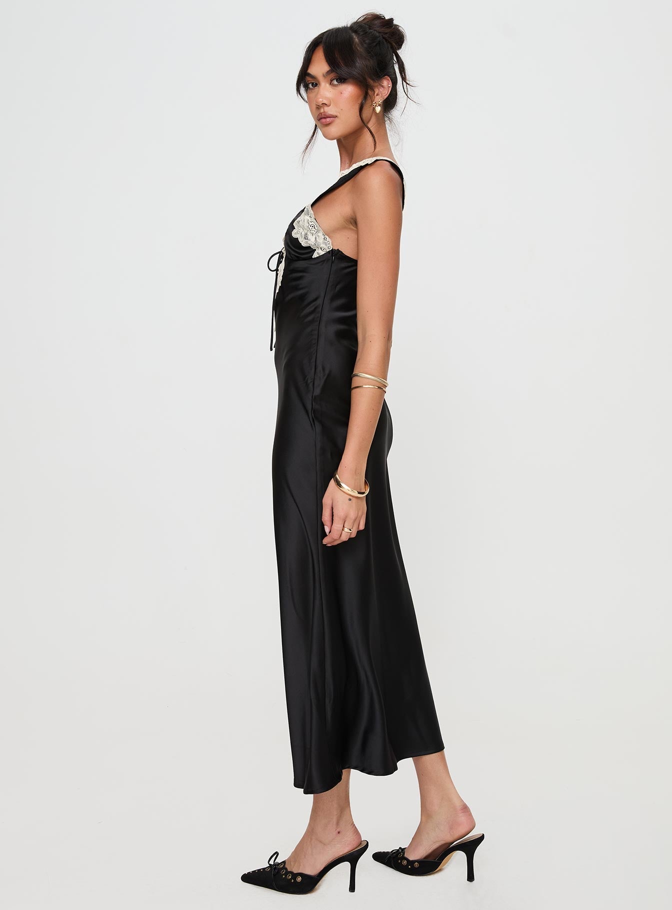 Nourish Maxi Dress Black - women's maxi dress by Ellevoria - view 4