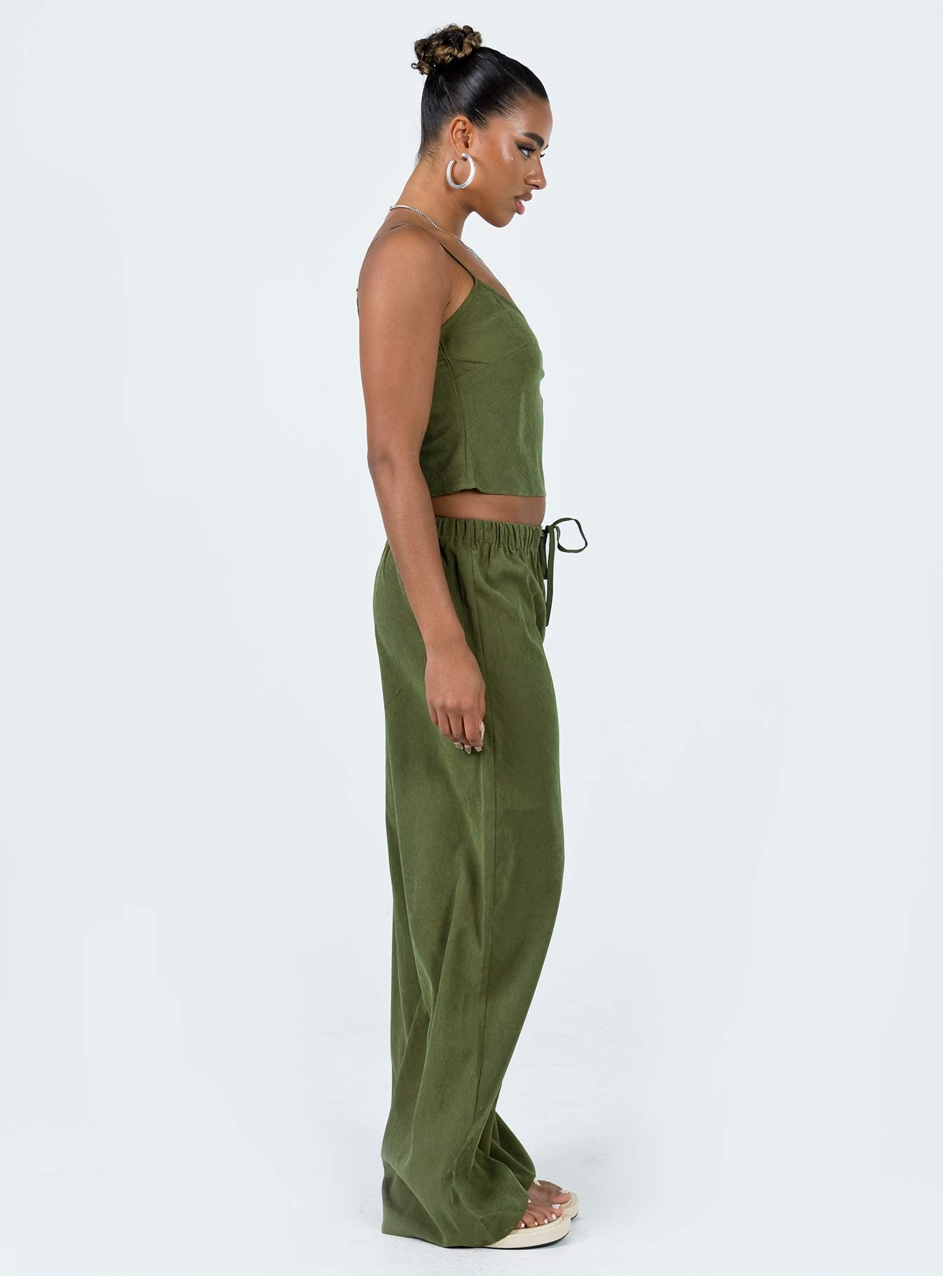 Paigey Set Khaki women's pant set by Ellevoria