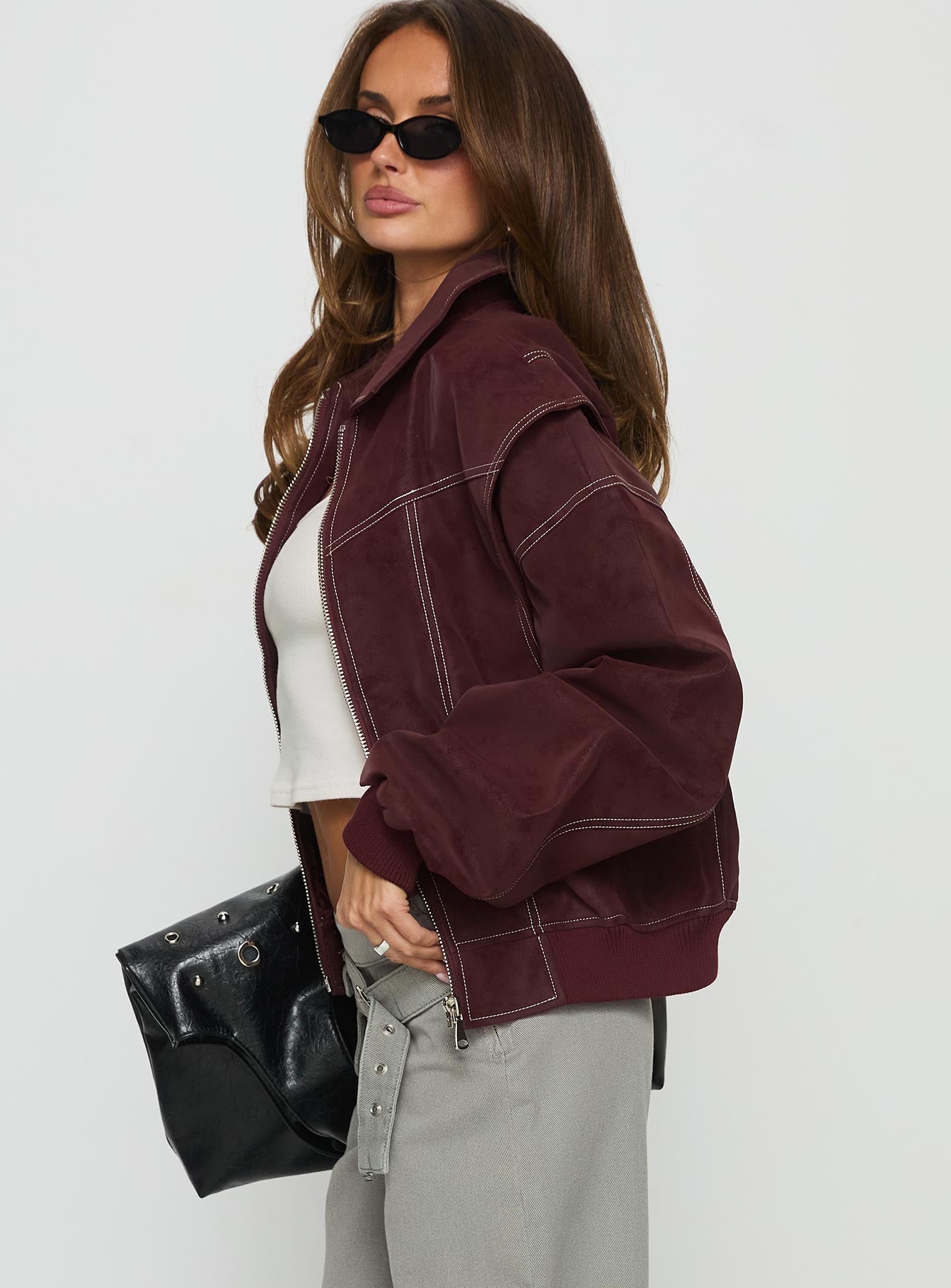 Vista Bomber Jacket Shiraz women's jacket by Ellevoria