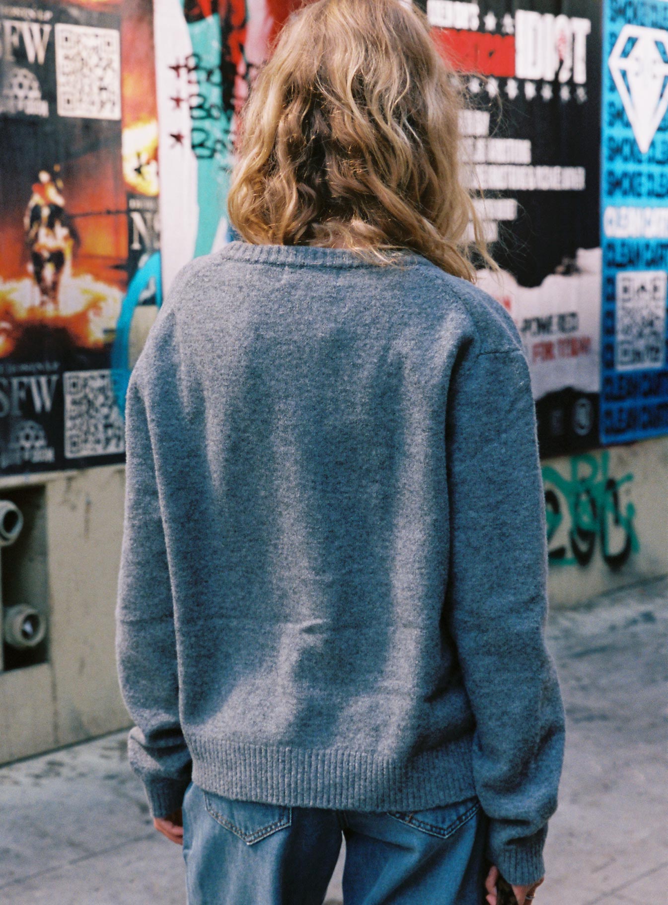 Better Than Fiction Cardigan Grey women's sweater by Ellevoria