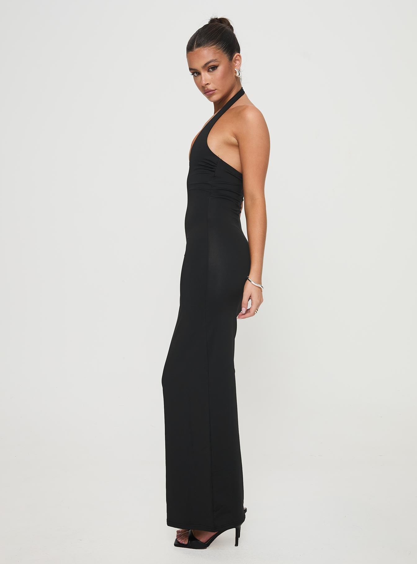 Spicy Maxi Dress Black - women's maxi dress by Ellevoria - view 4