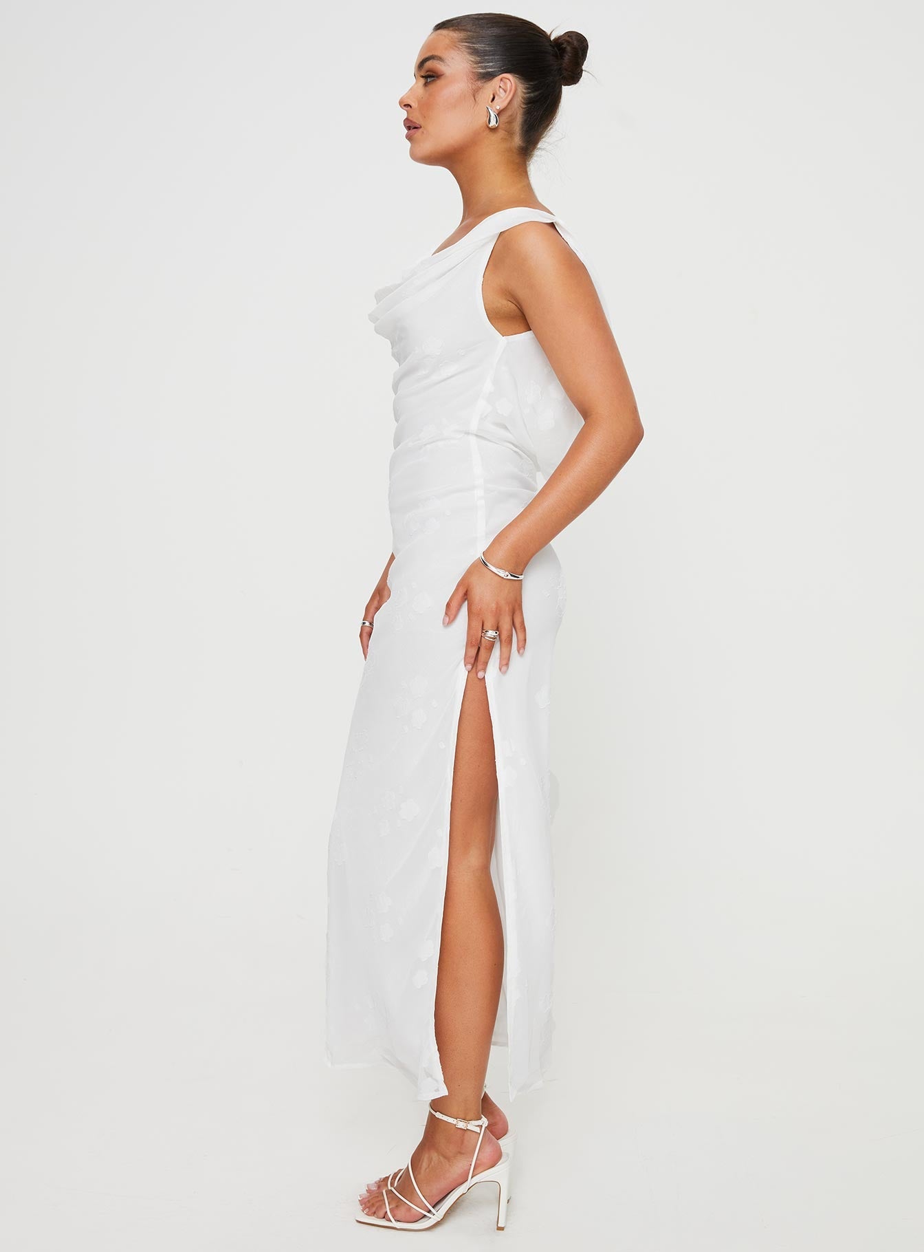 Contessa Maxi Dress White - women's maxi dress by Ellevoria - view 4