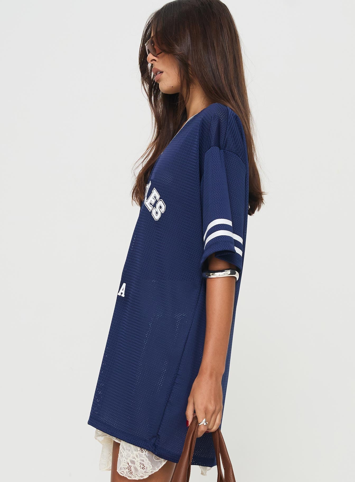 Michail Jersey Dress Navy - women's dress by Ellevoria - view 4
