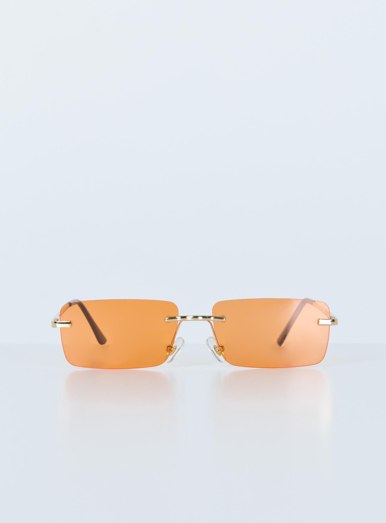 Indi Sunglasses Orange women's sunglasses by Ellevoria