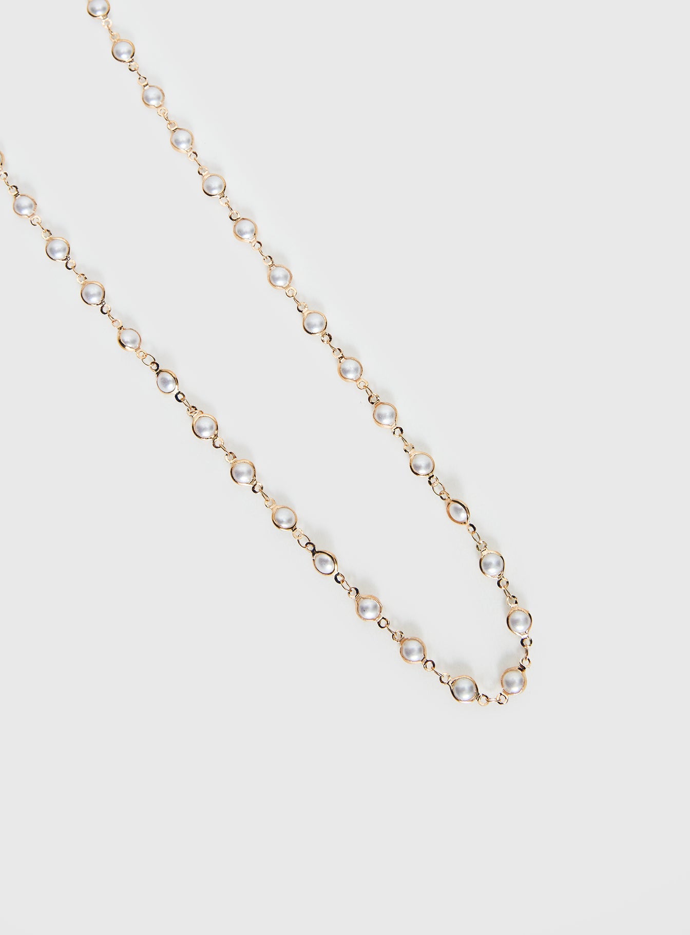Elenita Long Necklace Gold women's necklace by Ellevoria