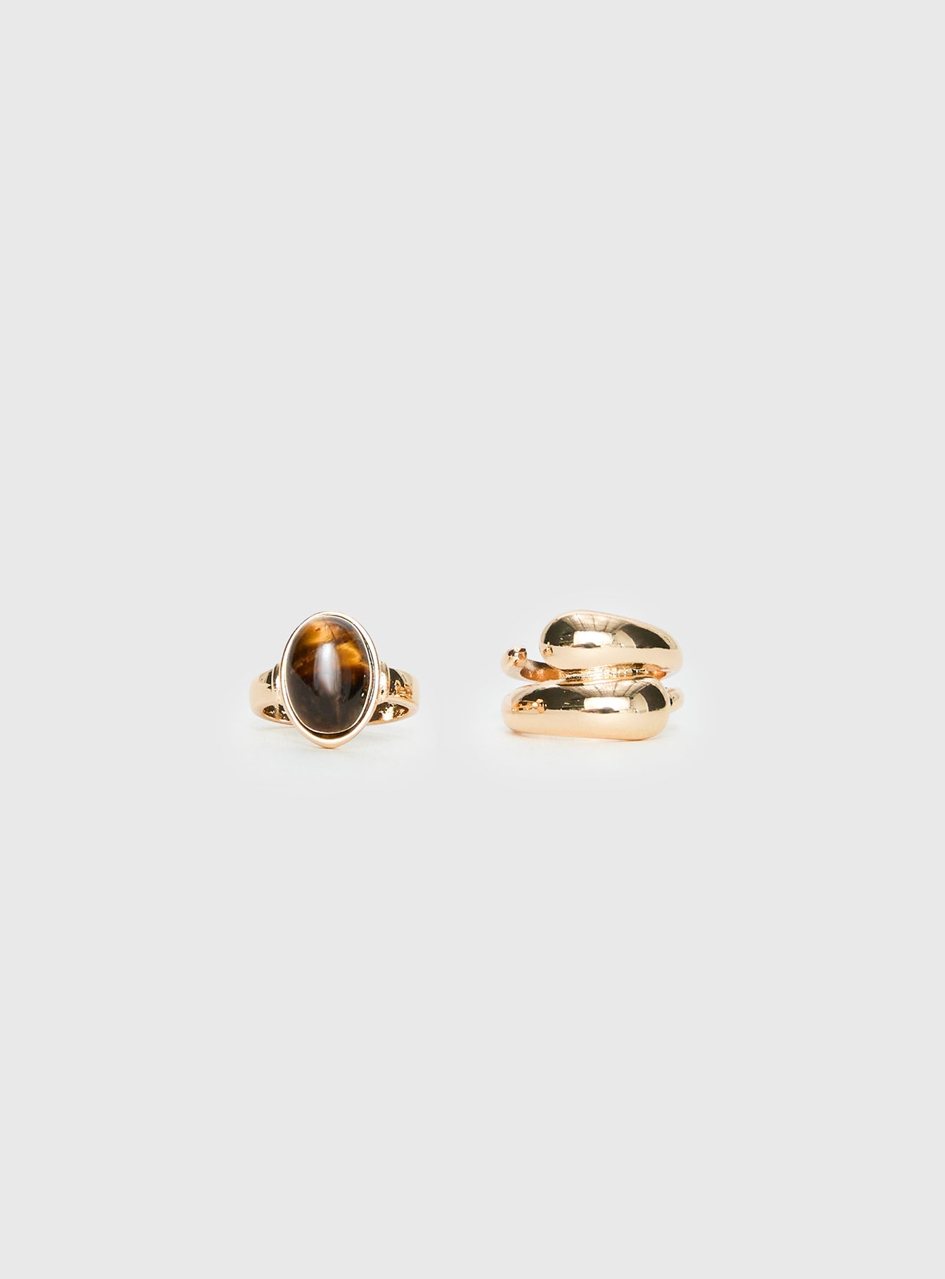 Zailah Ring Pack Gold women's ring by Ellevoria