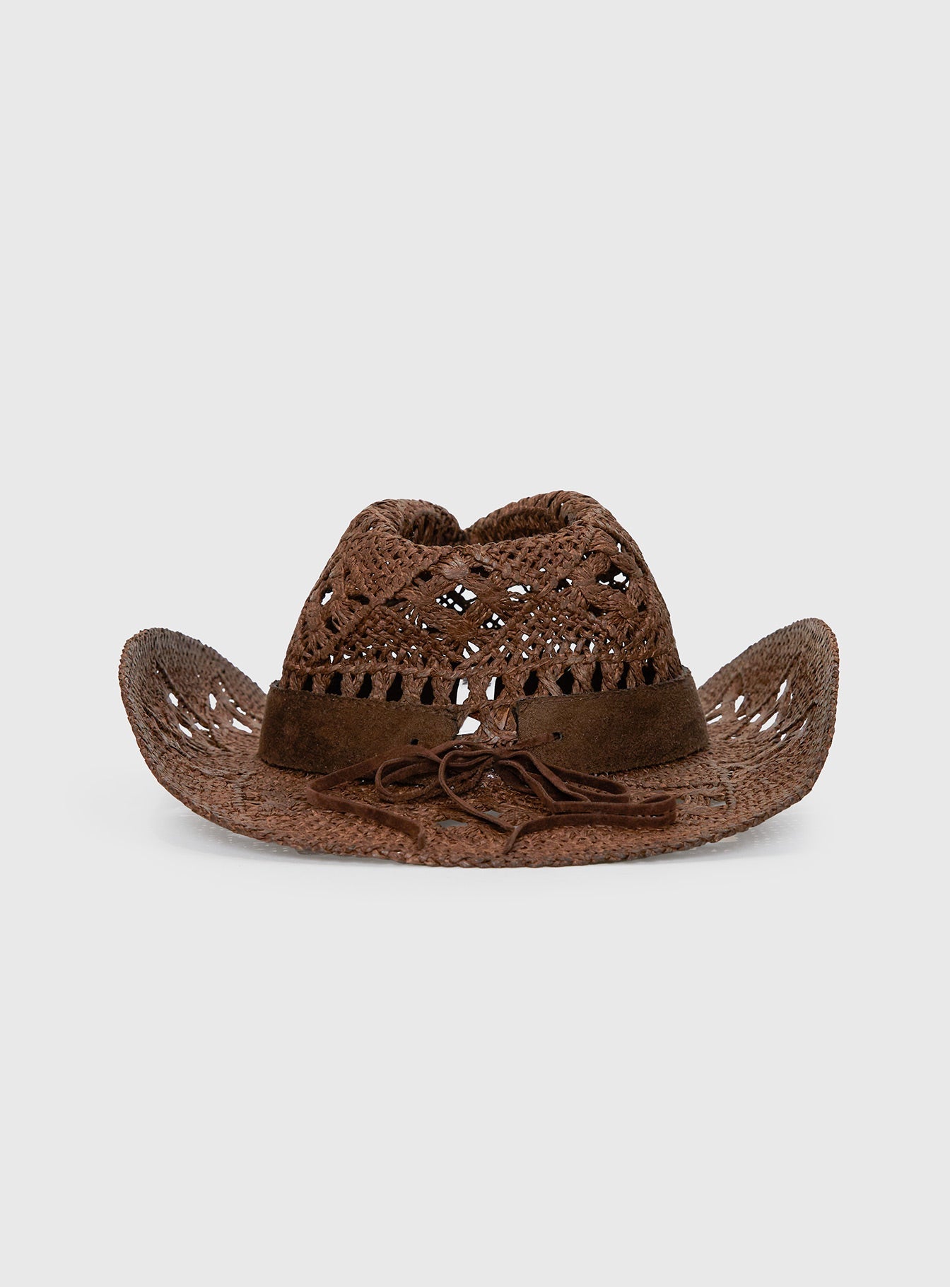 Hazie Cowboy Hat Dark Brown women's accessory by Ellevoria