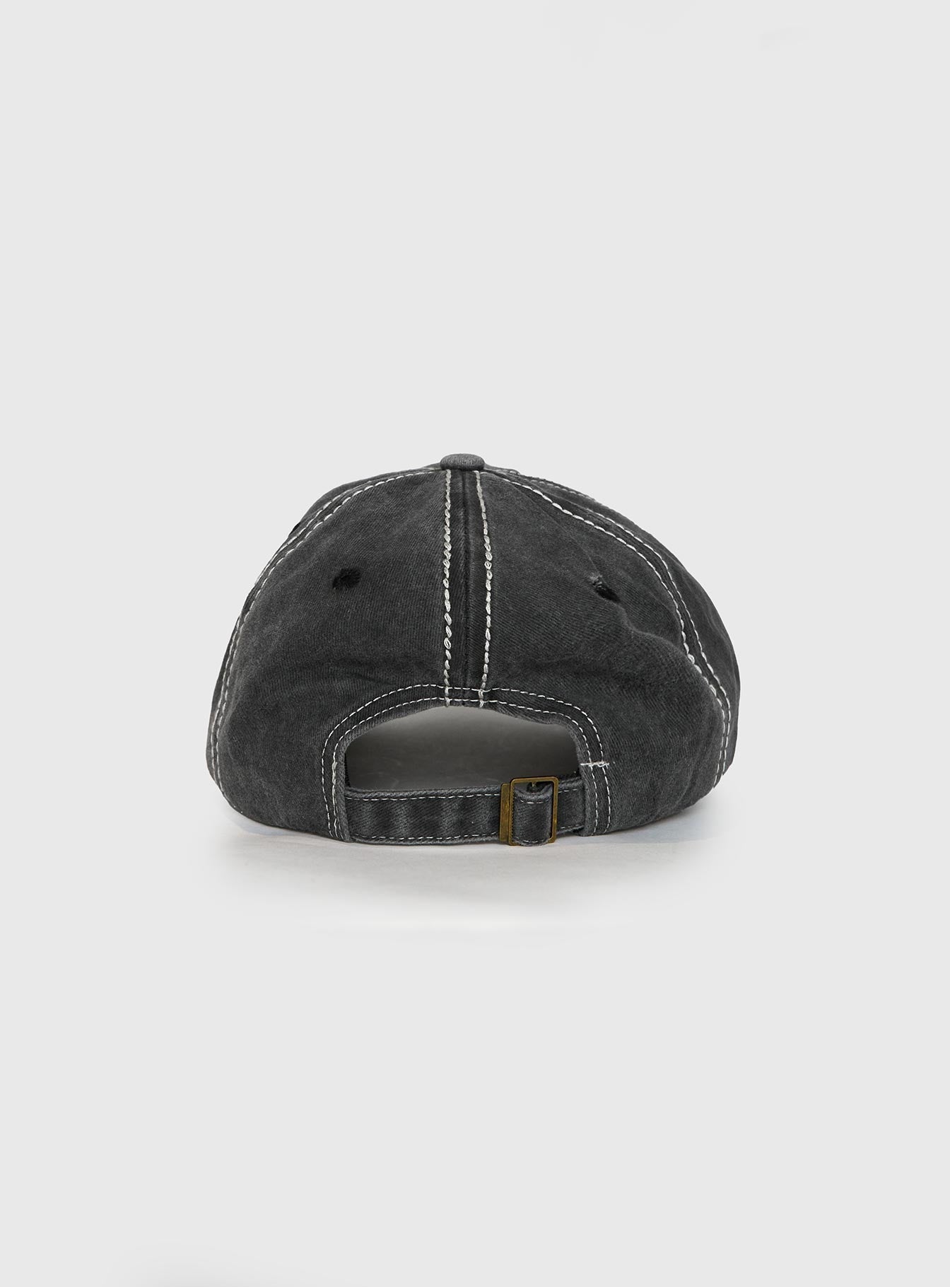 Back To Back Distressed Cap Black women's accessory by Ellevoria