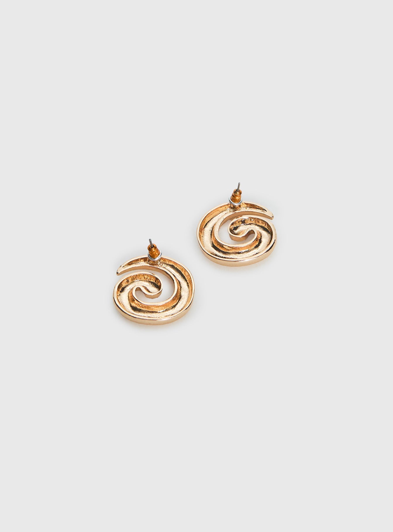 Sold On You Spiral Earrings Gold women's earrings by Ellevoria