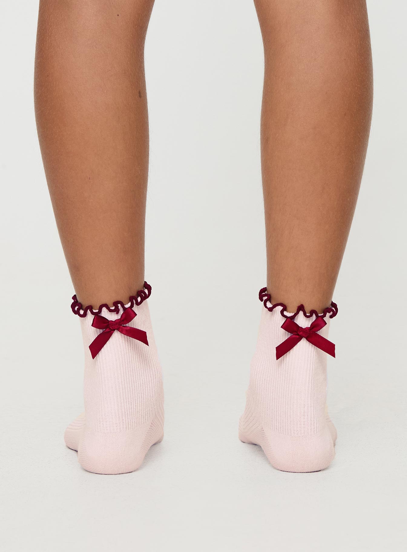 Lanter Socks Pink / Red women's socks by Ellevoria