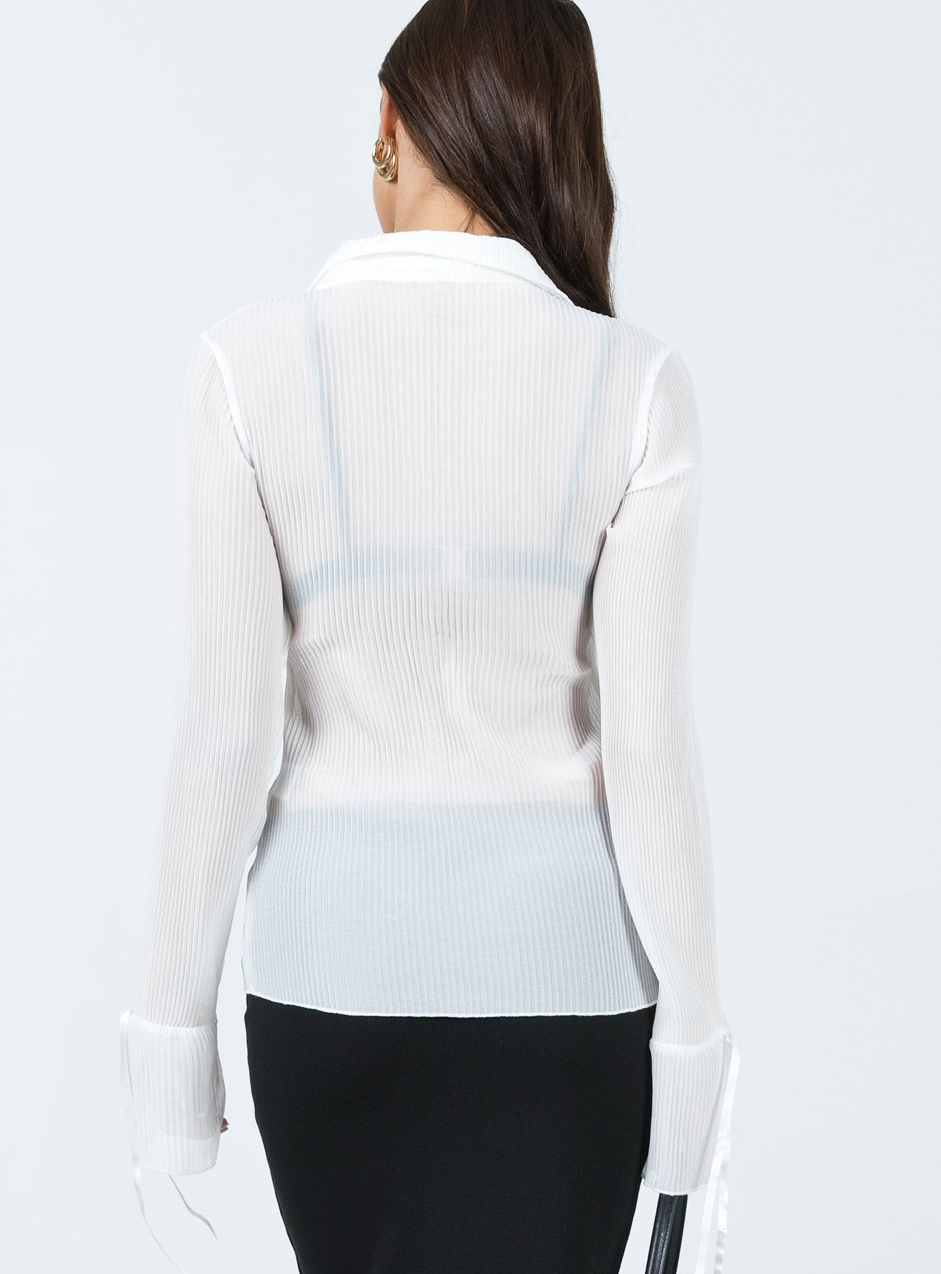 Ravil Shirt White - women's shirt by Ellevoria - view 5