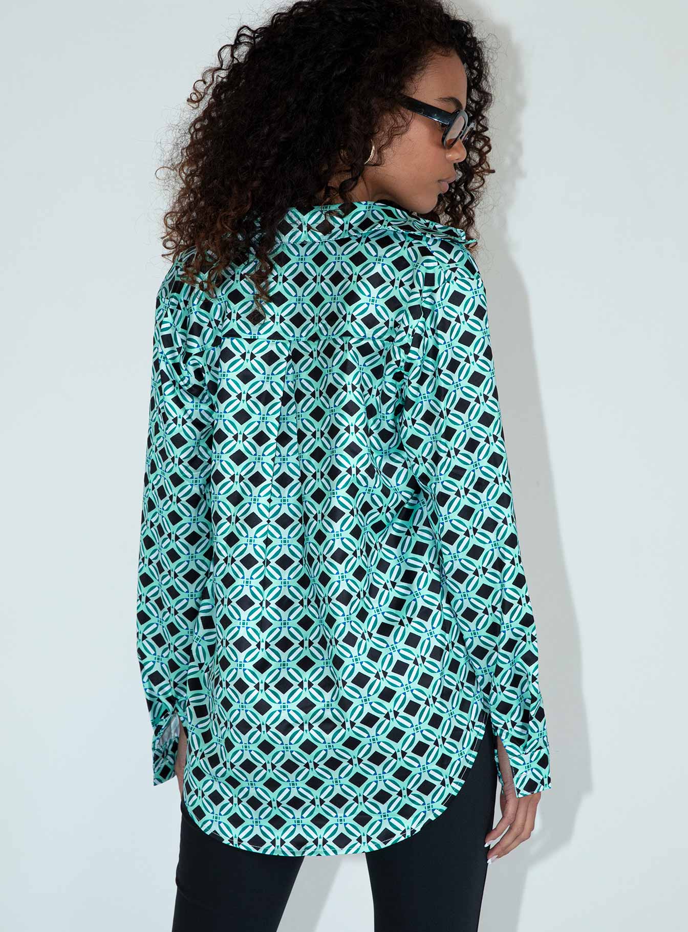 Tui Shirt Green - women's shirt by Ellevoria - view 4