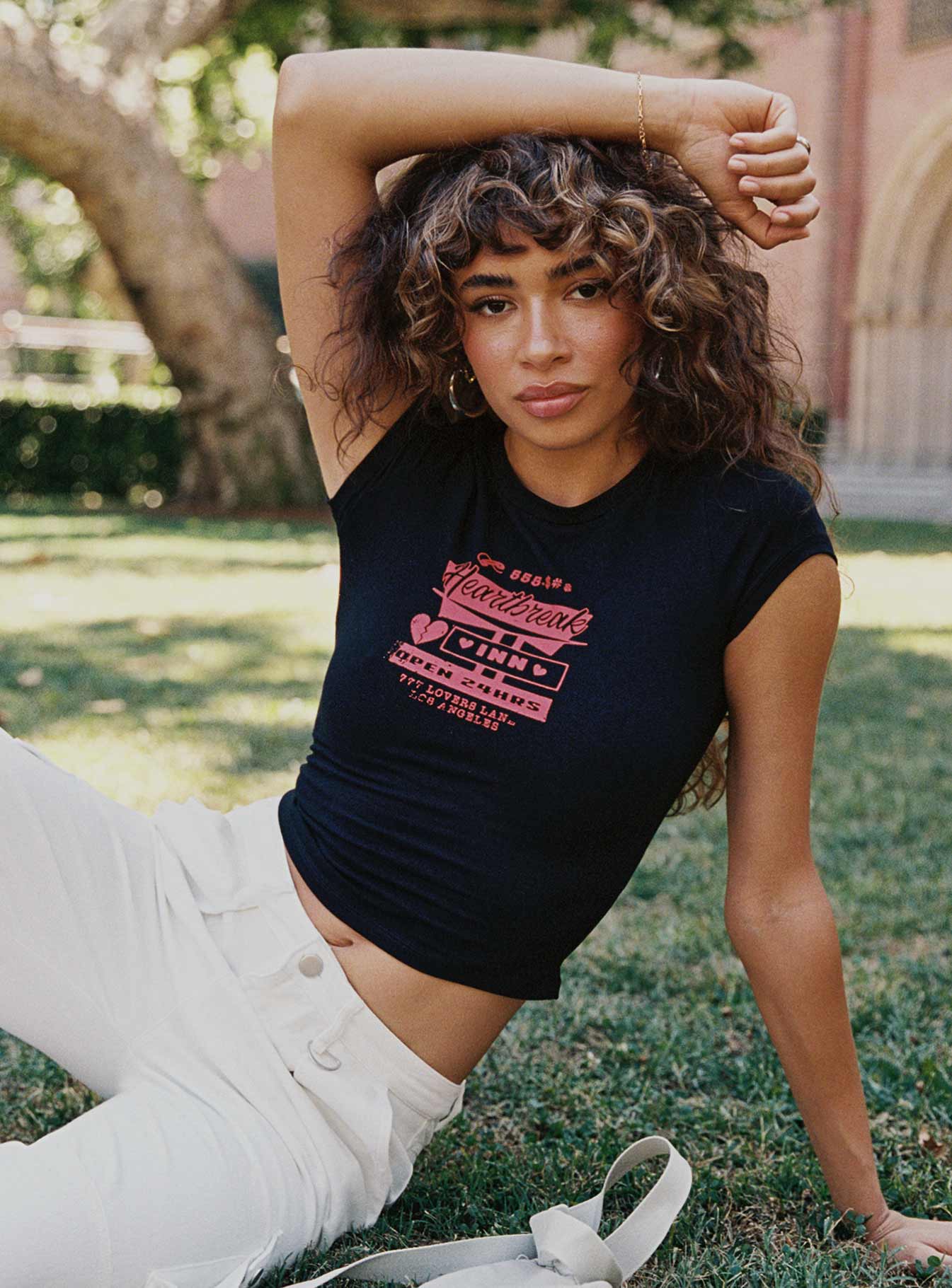Heartbreak Tee Black - women's top by Ellevoria - view 2