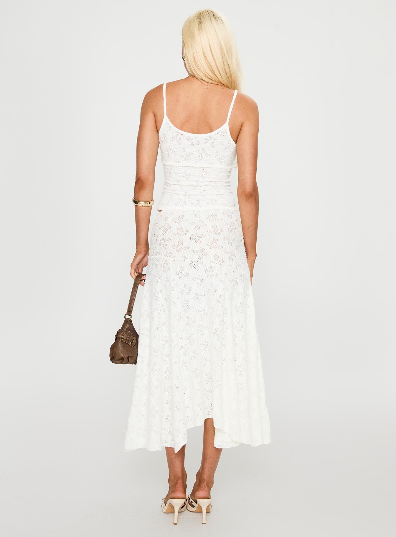 Tidal Midi Skirt Foam women's two piece set by Ellevoria