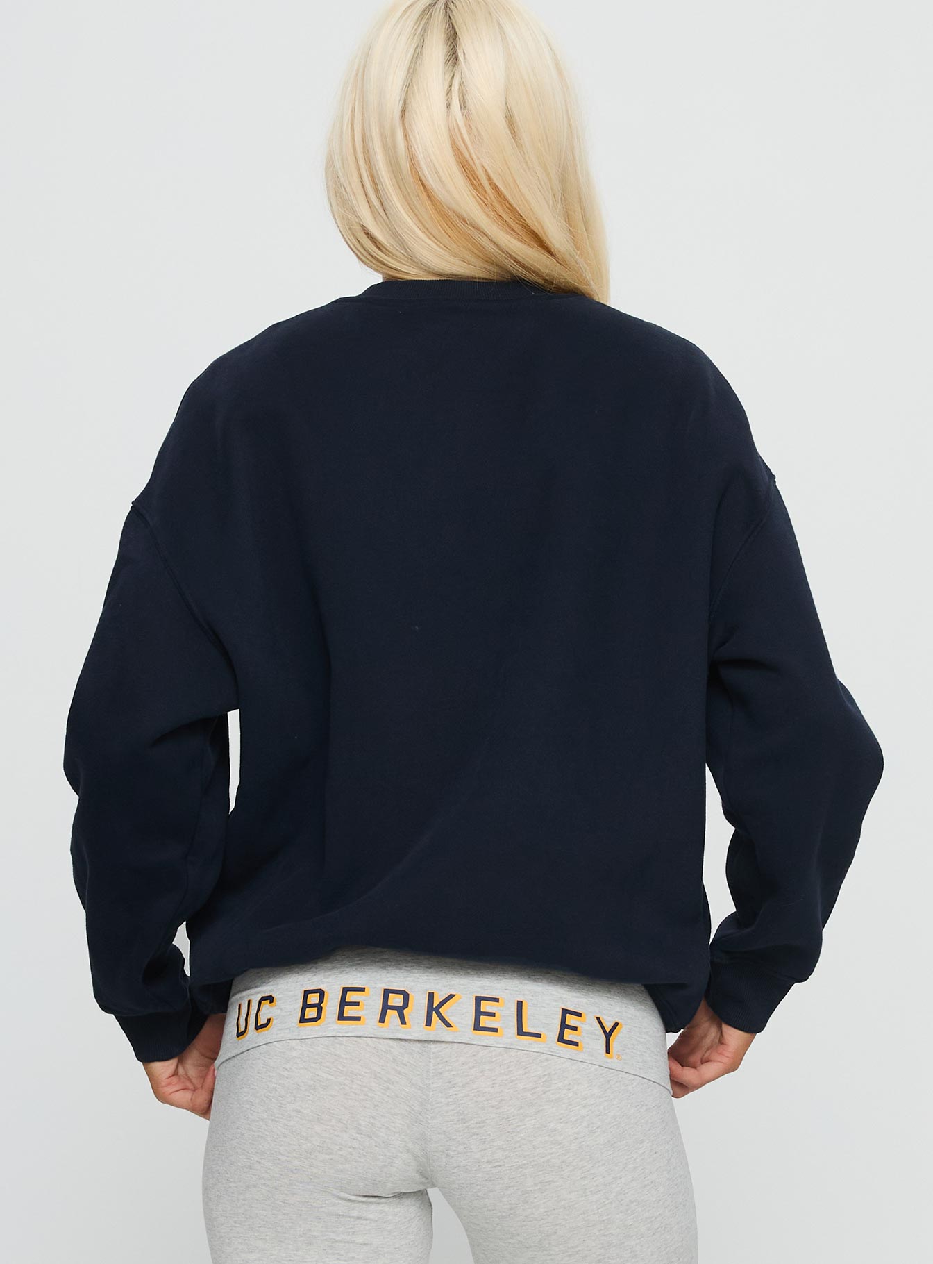 UC Berkeley Offside Crewneck Sweatshirt Navy women's sweater by Ellevoria