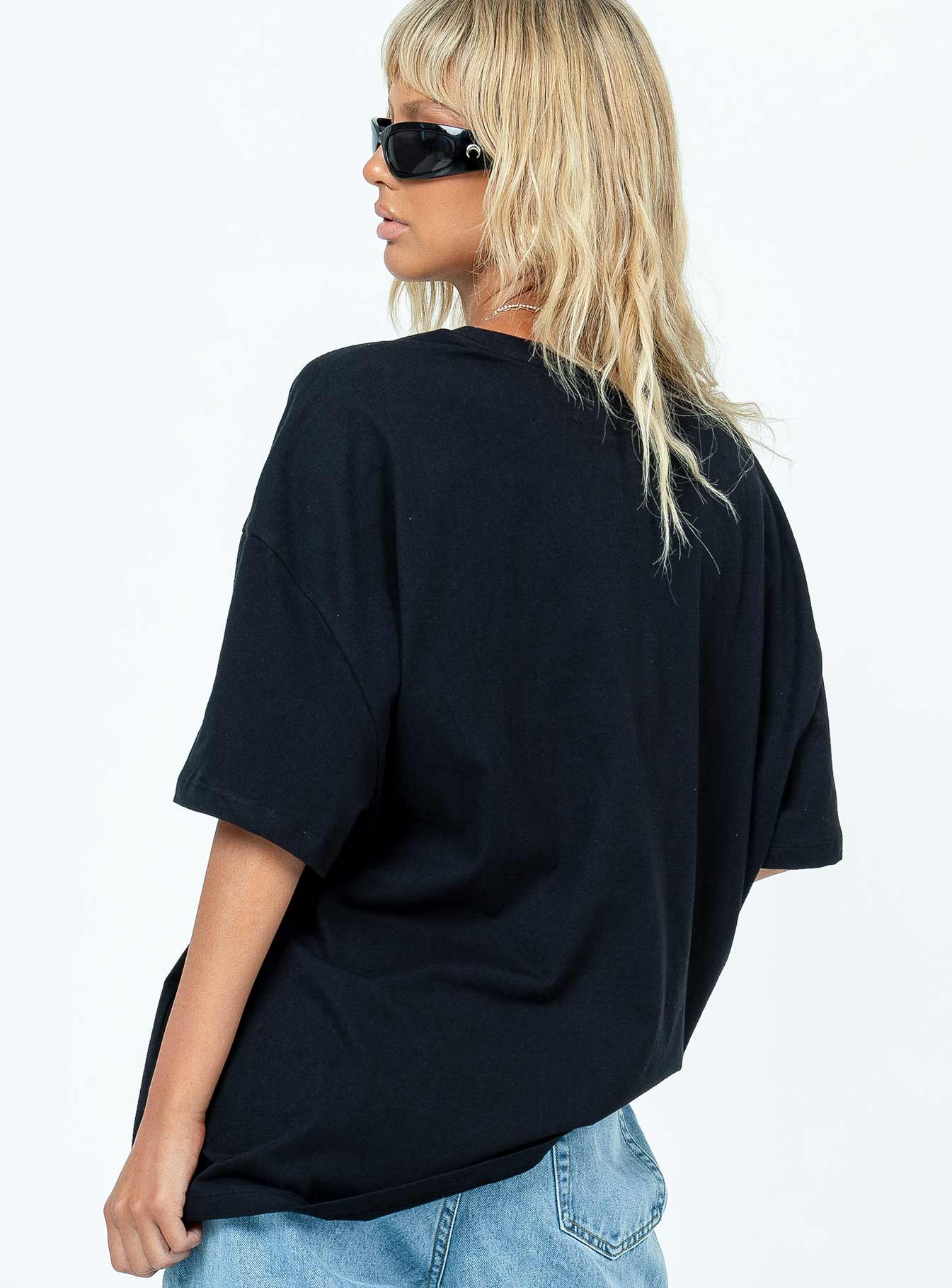 Future Oversize Tee Black - women's top by Ellevoria - view 5