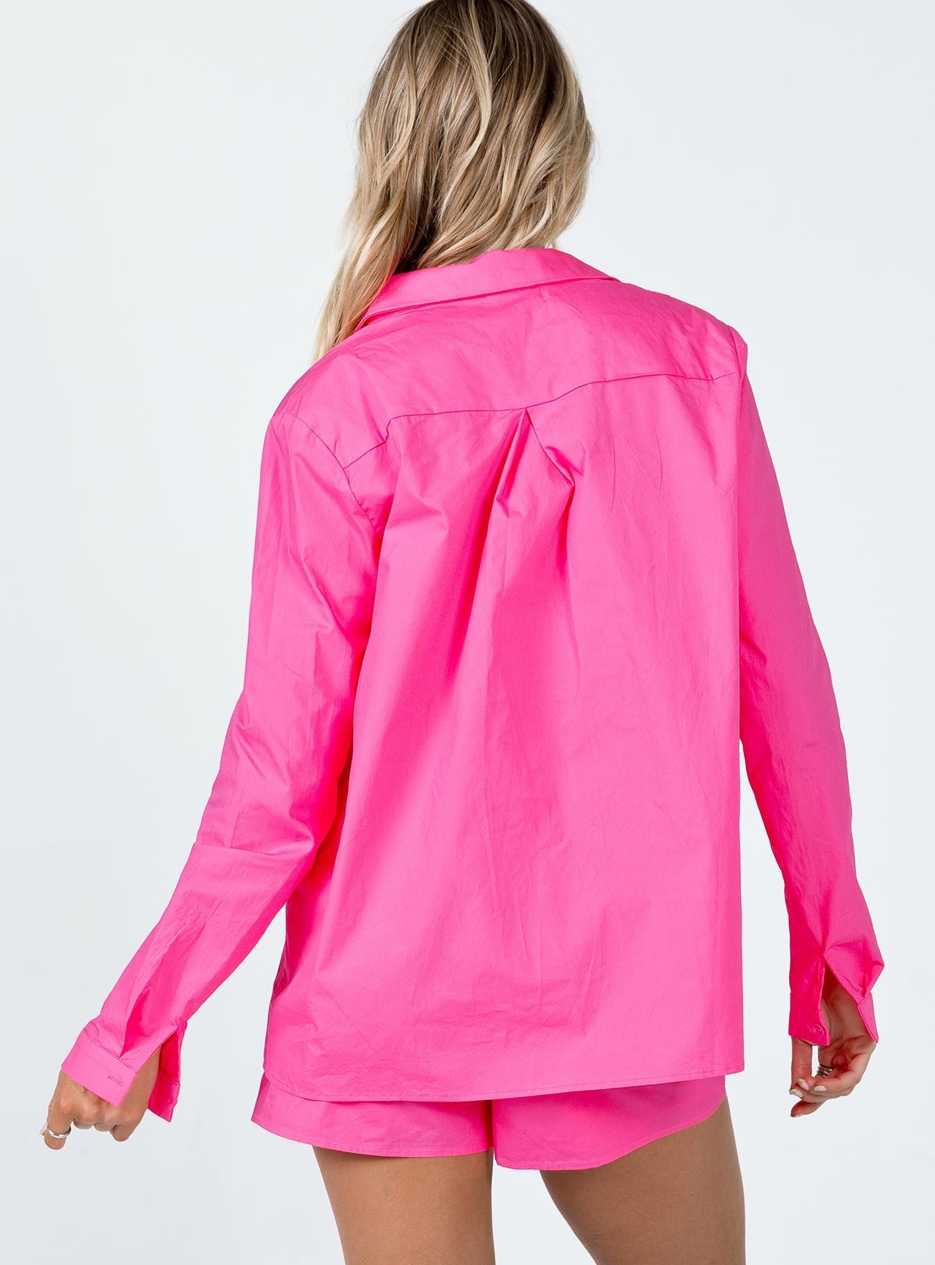 The Chloe Set Pink - women's shirt by Ellevoria - view 6