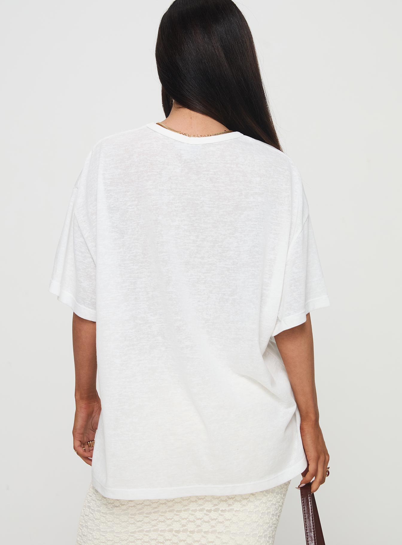 Nozomi Tee White - women's top by Ellevoria - view 5