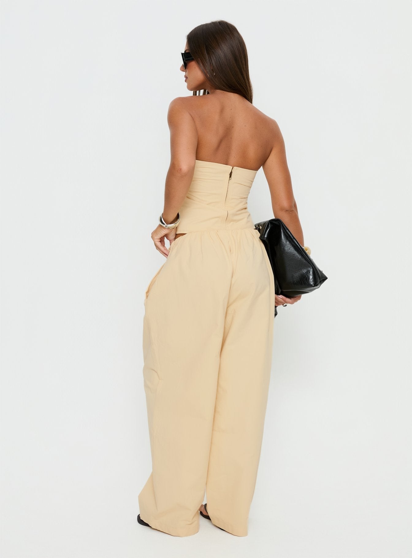 Tidekiss Pants Lemontini - loose fit women's bottoms by Ellevoria