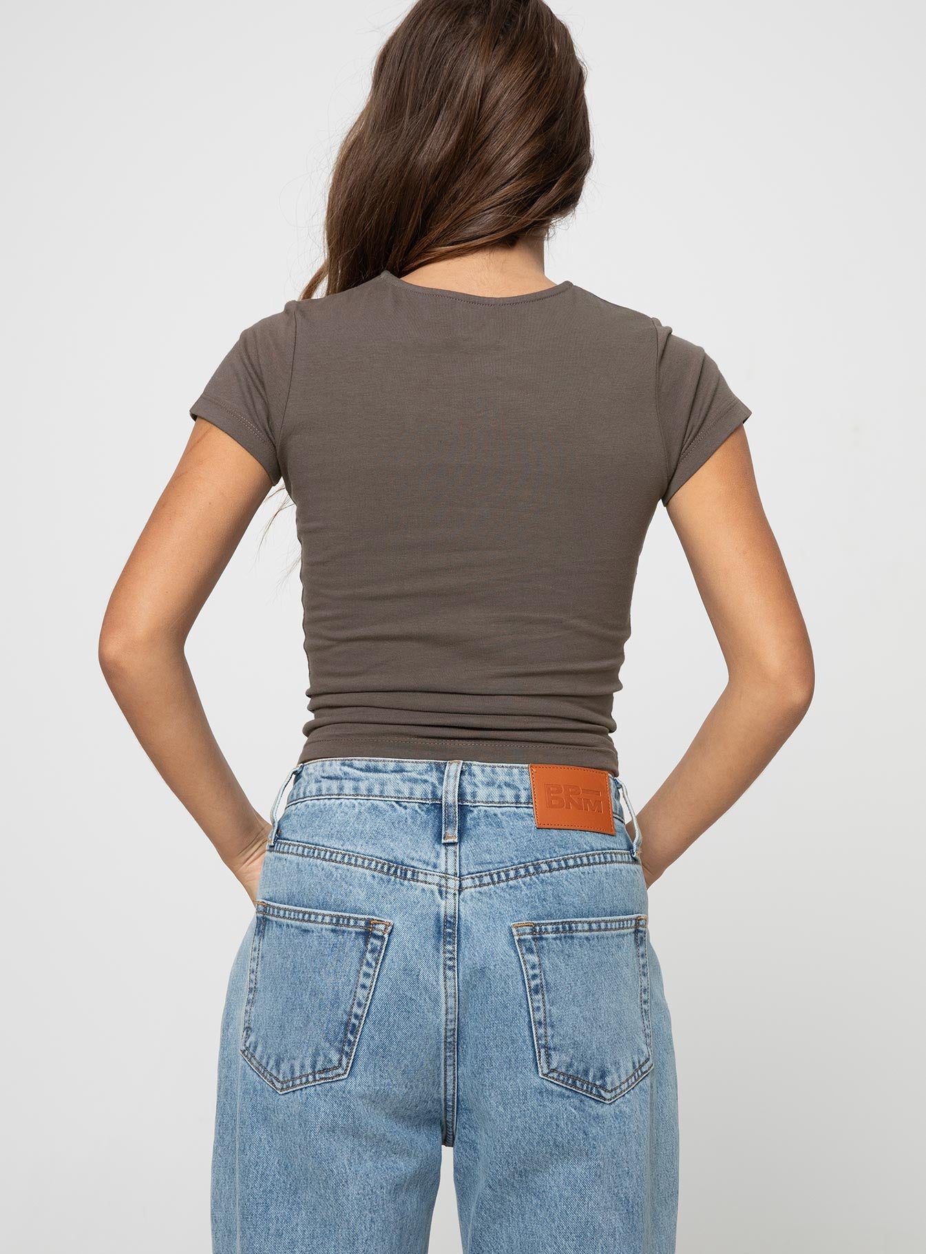 Destination California Tee Charcoal - women's top by Ellevoria - view 5
