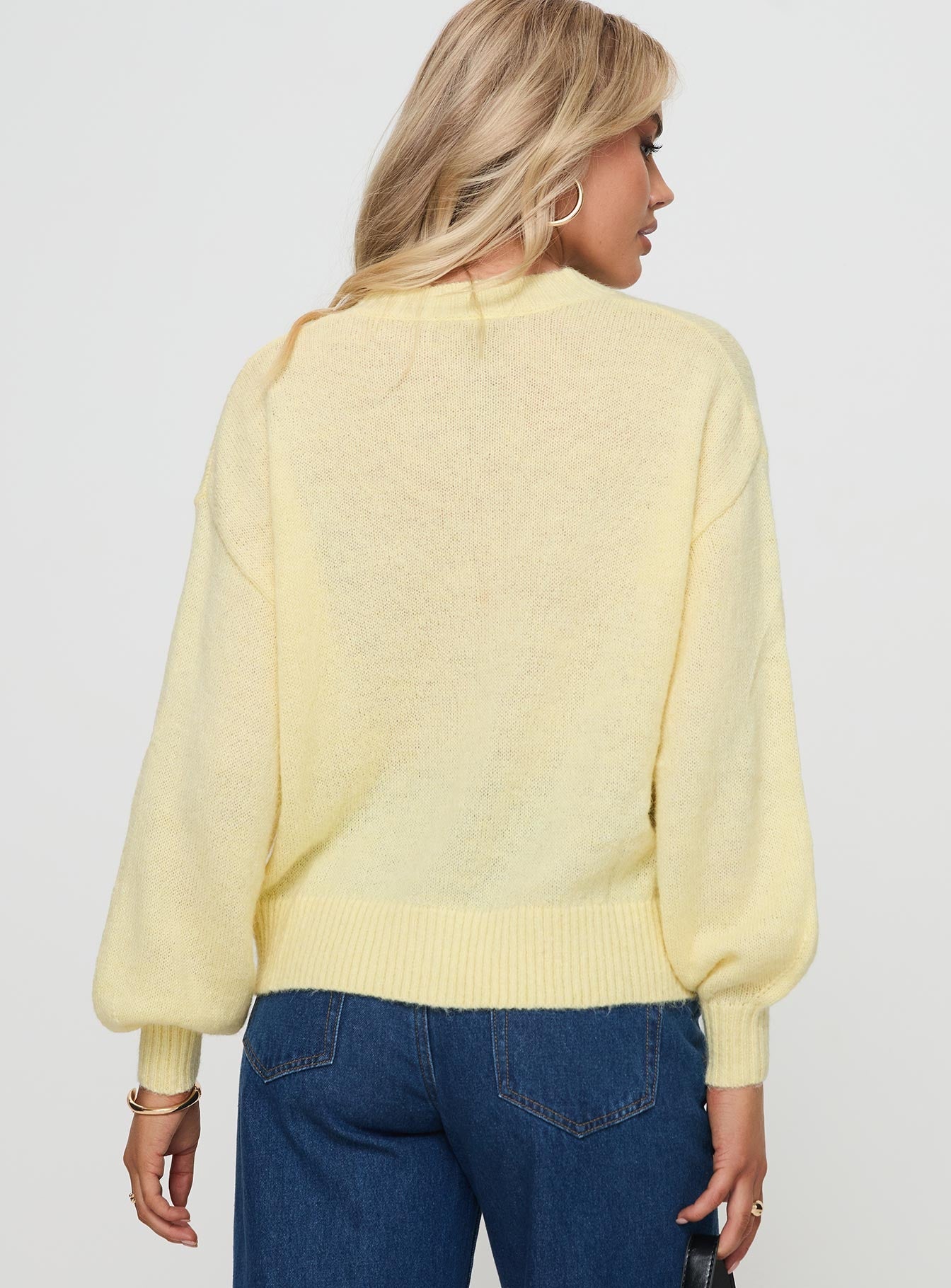 Sunbeam Cardigan Yellow women's sweater by Ellevoria
