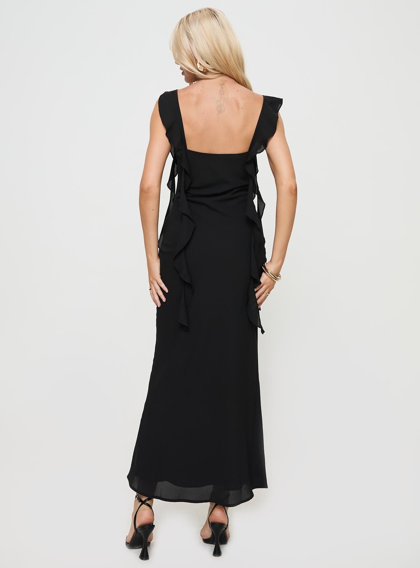 Lanai Maxi Dress Black - women's maxi dress by Ellevoria - view 5
