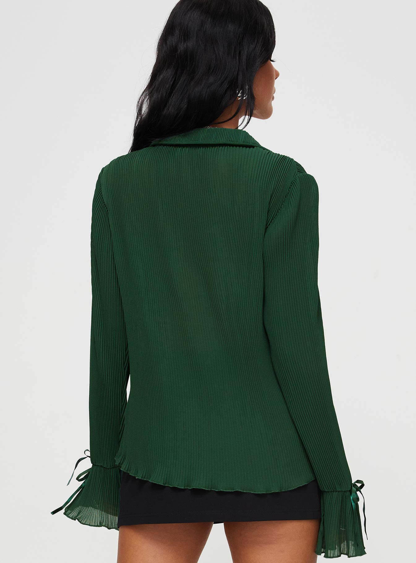 Ravil Shirt Forest Green - women's shirt by Ellevoria - view 5