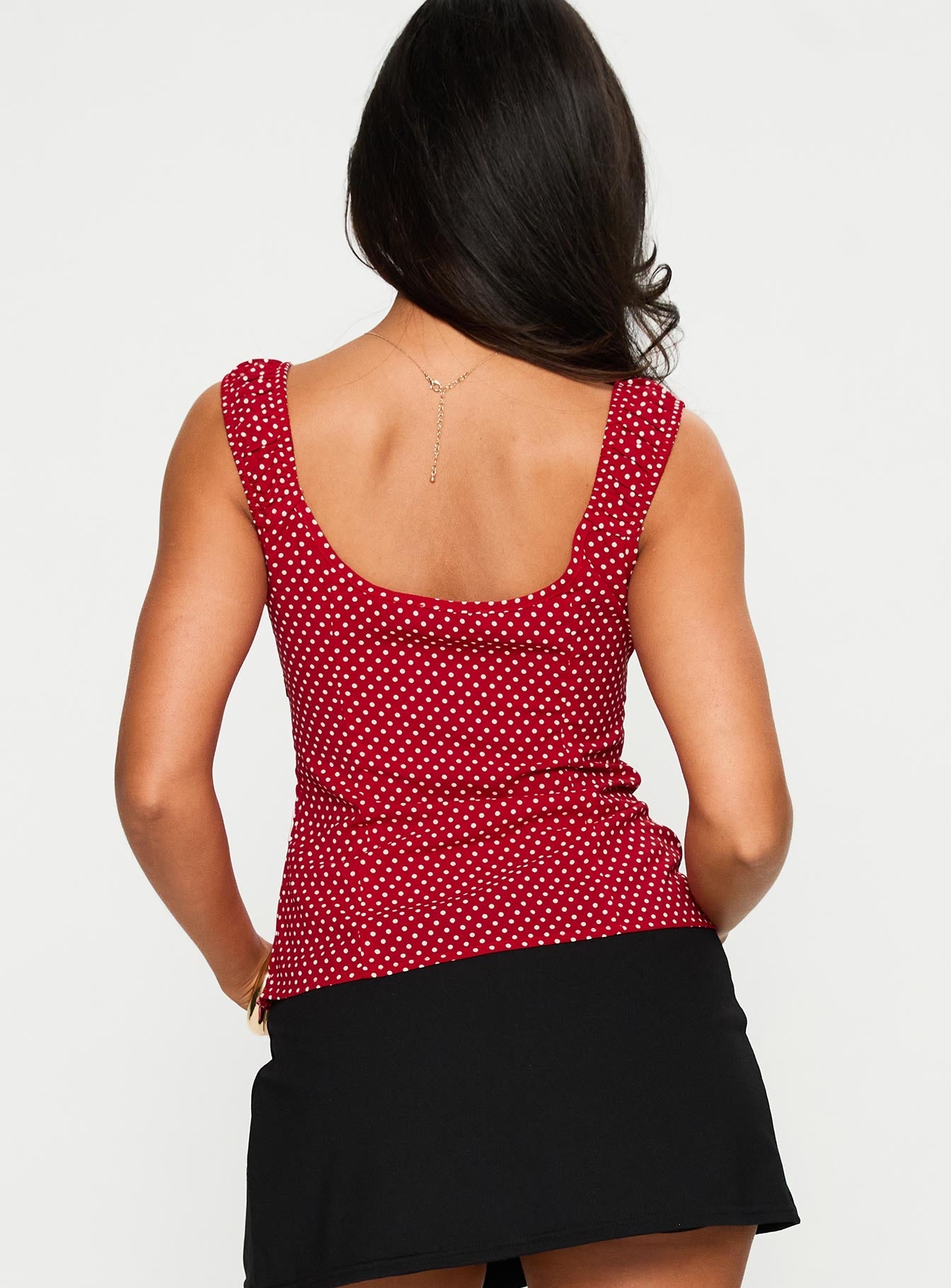 Garconne Top Red Polka Dot - women's top by Ellevoria - view 6