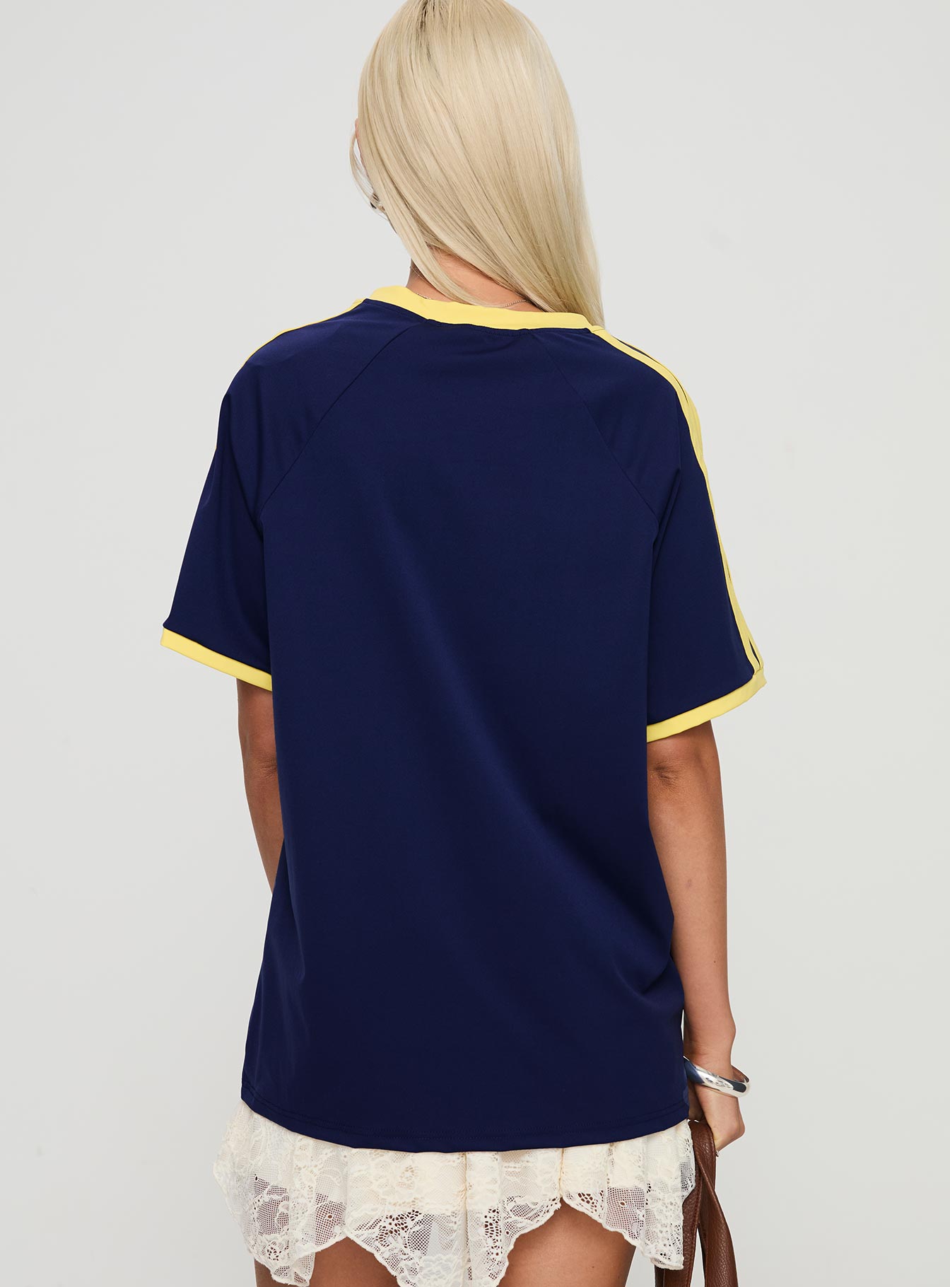Spectate Tee Navy - women's top by Ellevoria - view 5