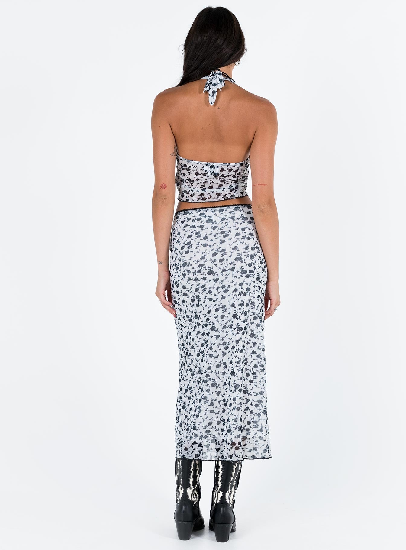 Tami Set White women's skirt set by Ellevoria