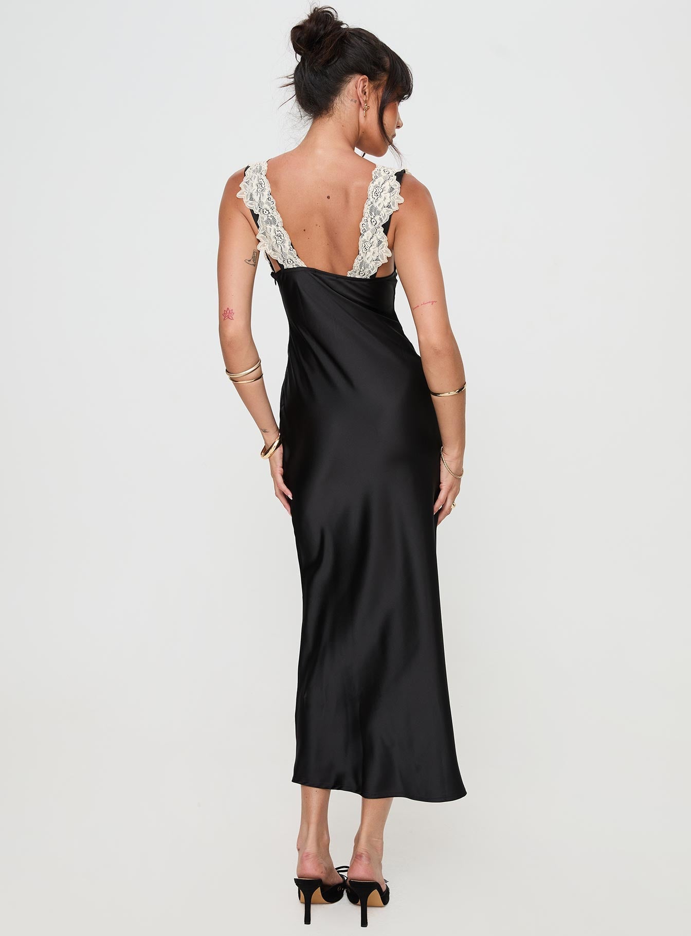 Nourish Maxi Dress Black - women's maxi dress by Ellevoria - view 5
