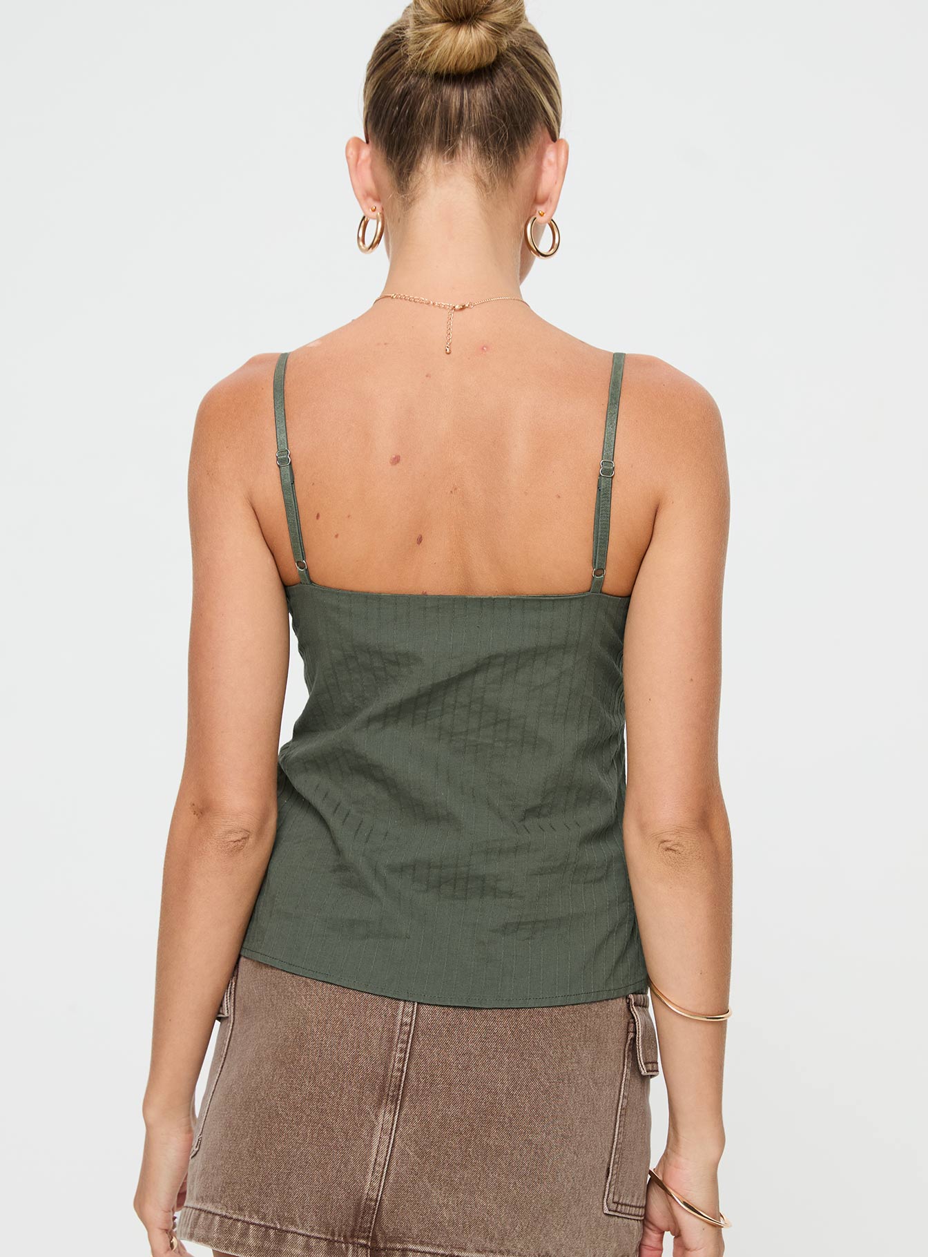 Lunya Top Green - women's top by Ellevoria - view 5
