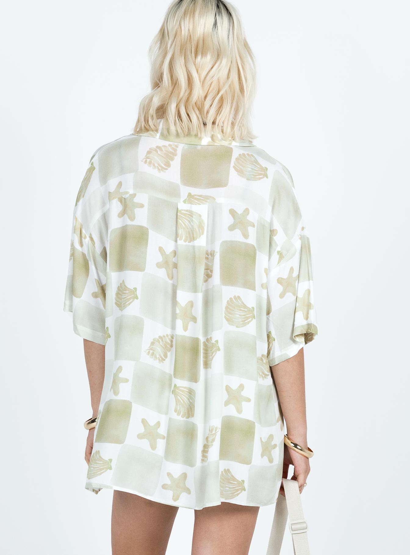 Caraliia Shirt Green - women's shirt by Ellevoria - view 6