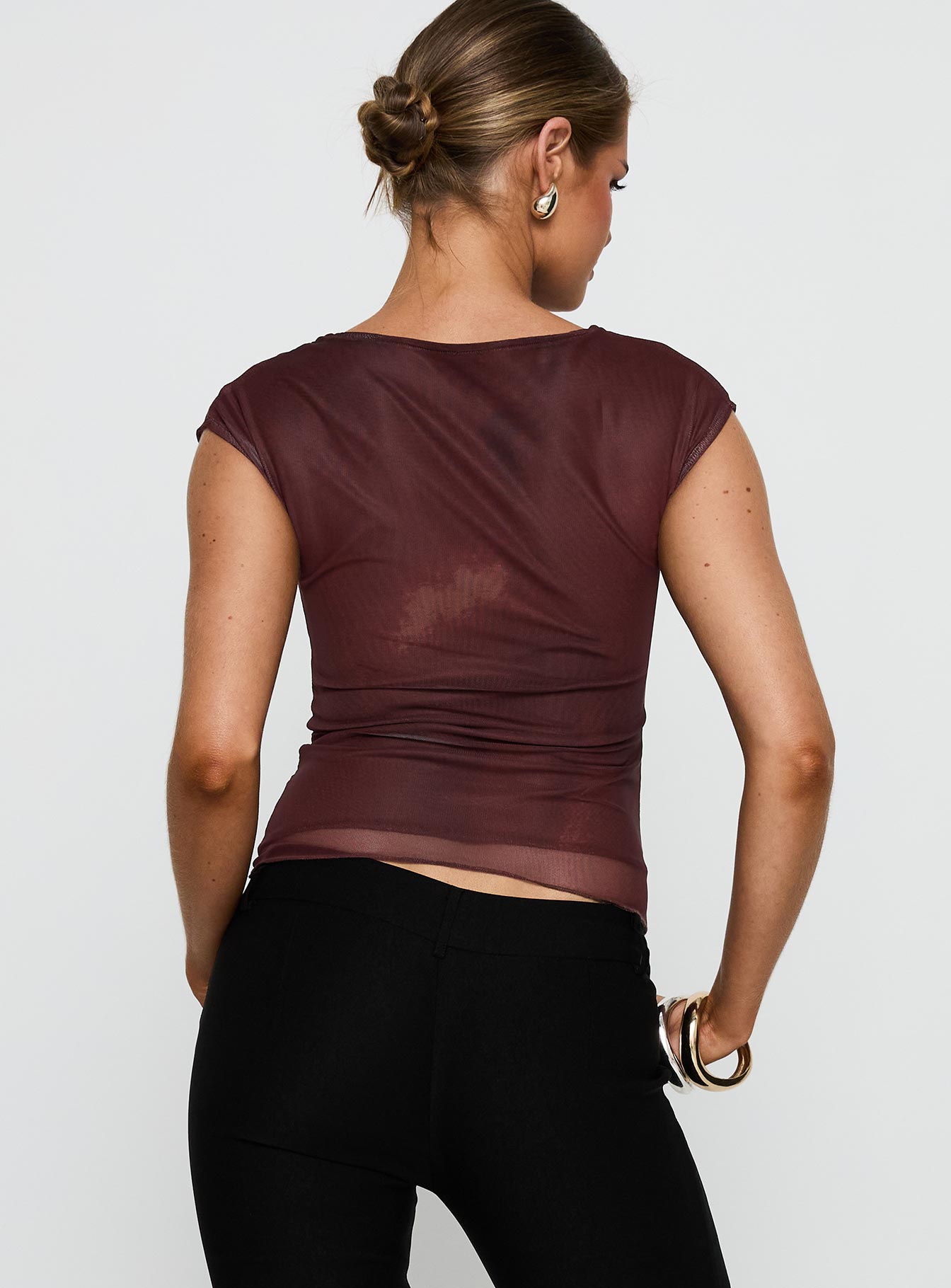 Nova Top Brown - women's top by Ellevoria - view 5