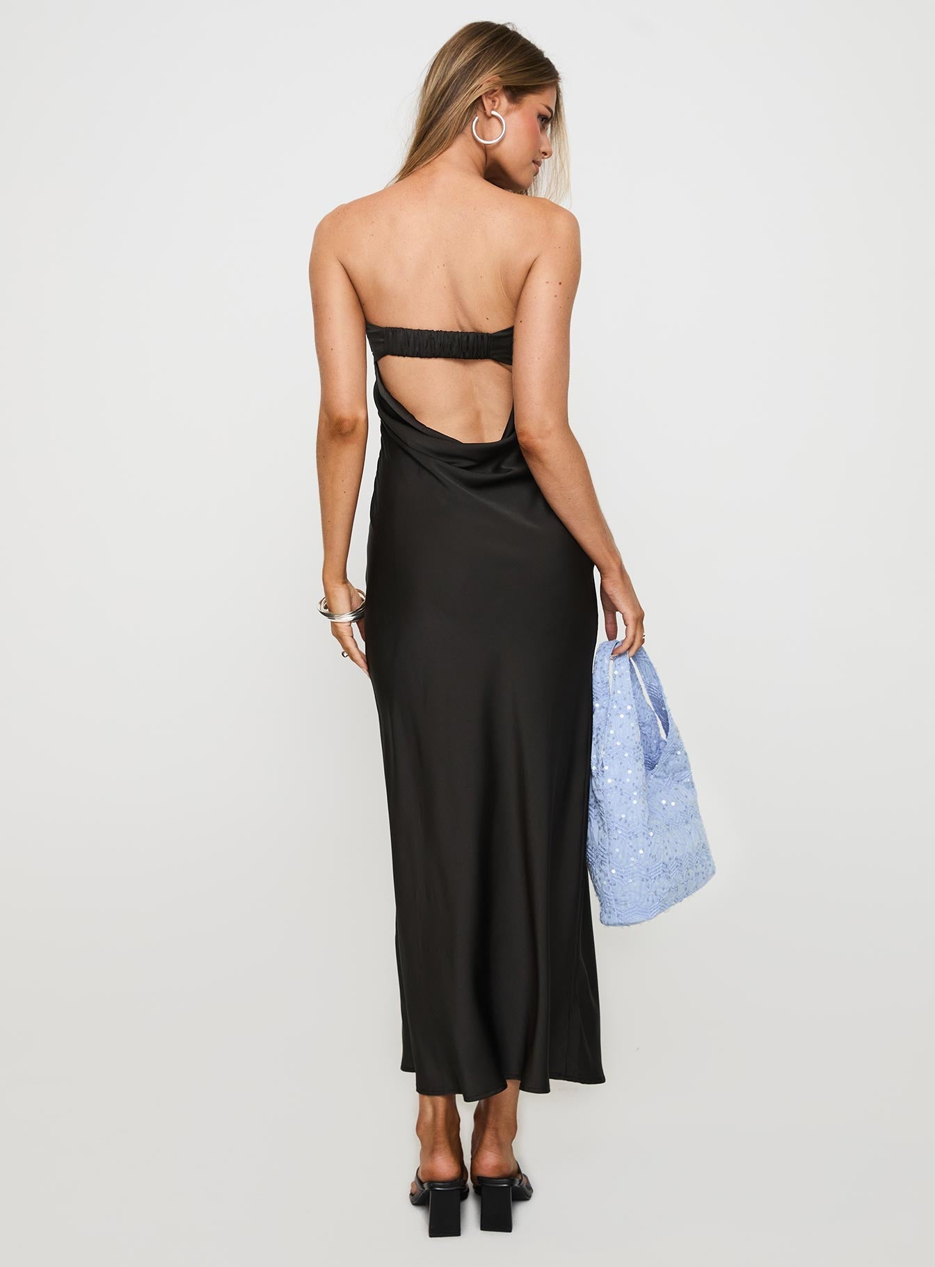 Shaun Midi Dress Black - women's midi dress by Ellevoria - view 5