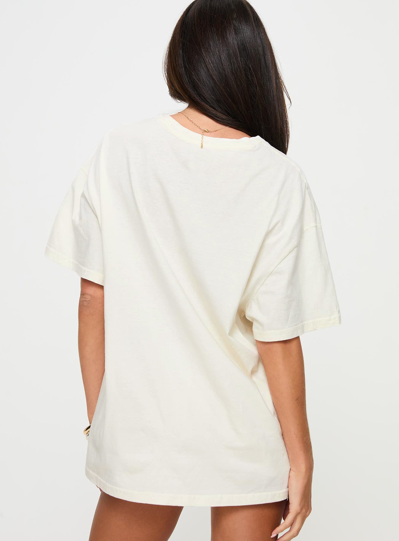 Local Produce Oversized Tee White - women's top by Ellevoria - view 5