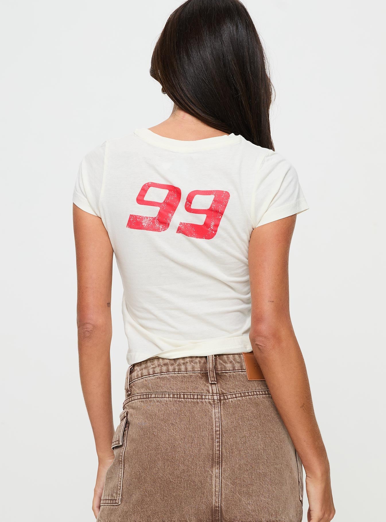Malibu Racer Tee White - women's top by Ellevoria - view 5