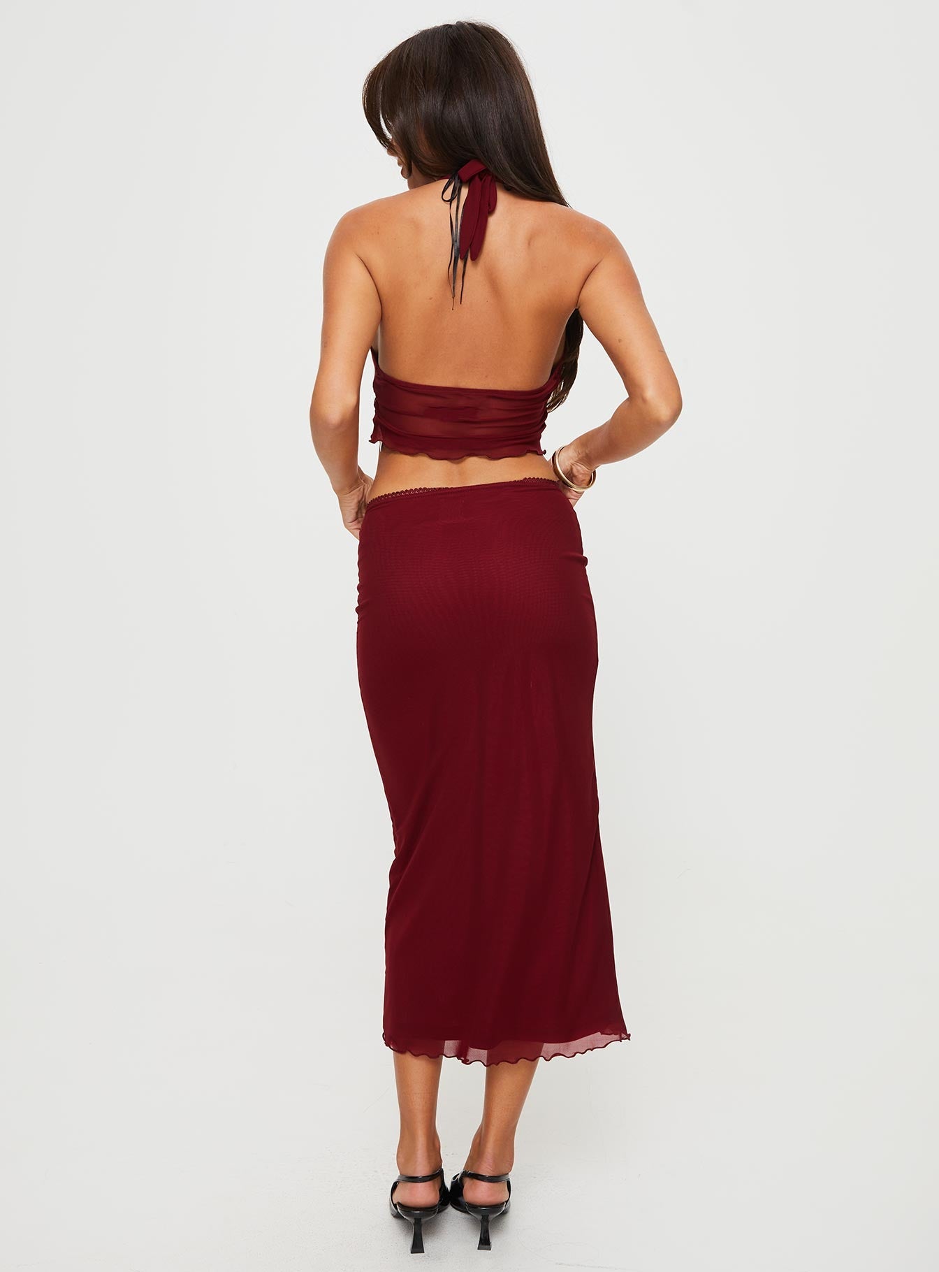 Tami Set Berry women's skirt set by Ellevoria
