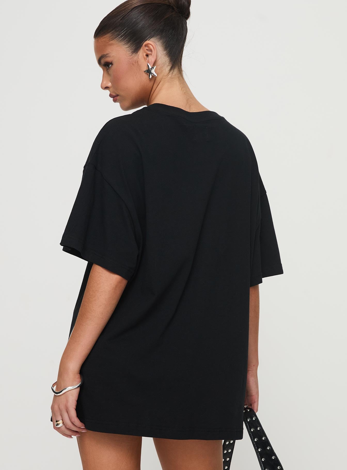 Goal La Oversized Tee Black - women's top by Ellevoria - view 6