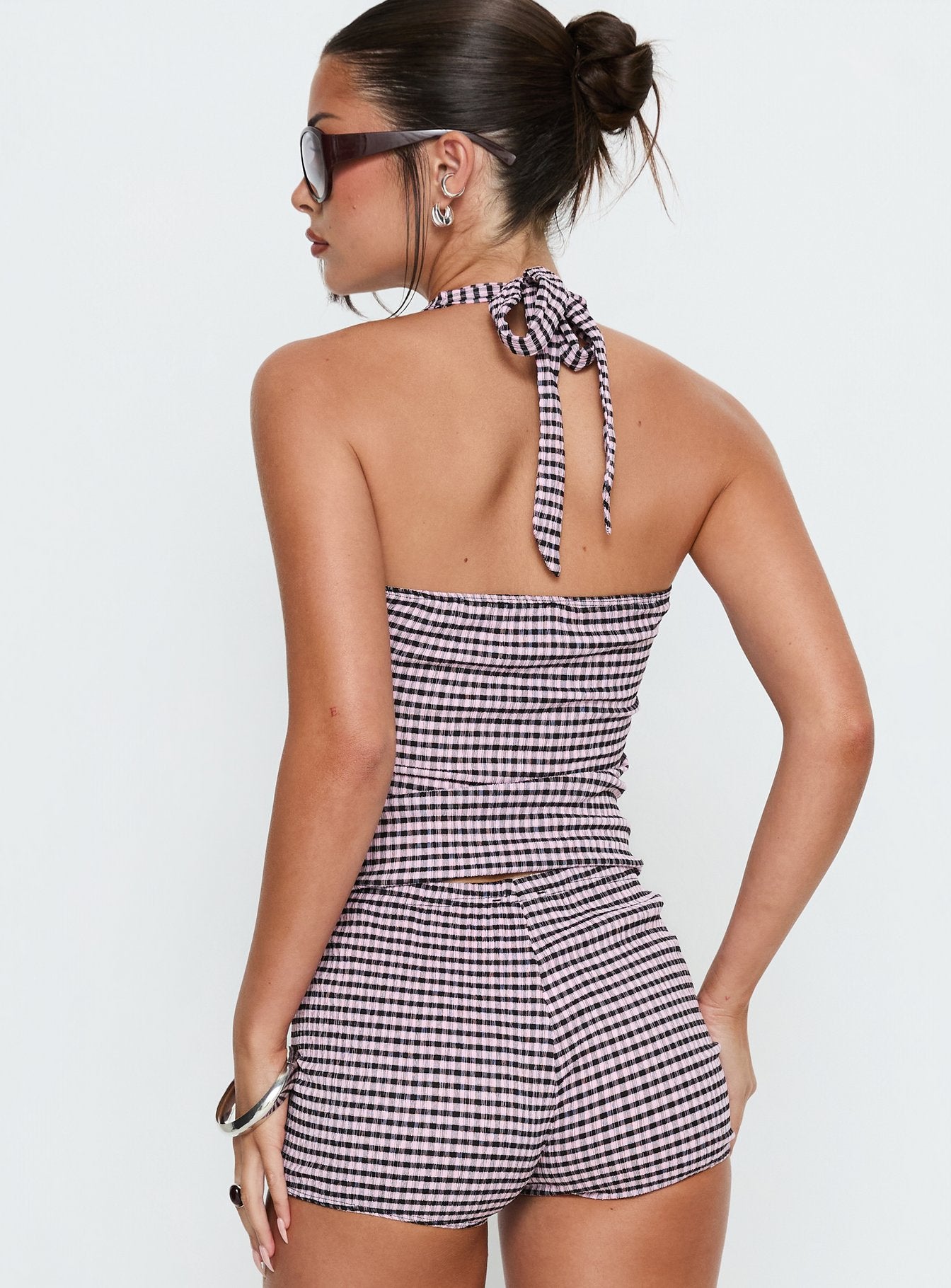 Feijoa Knit Halter Top Multi women's two piece set by Ellevoria