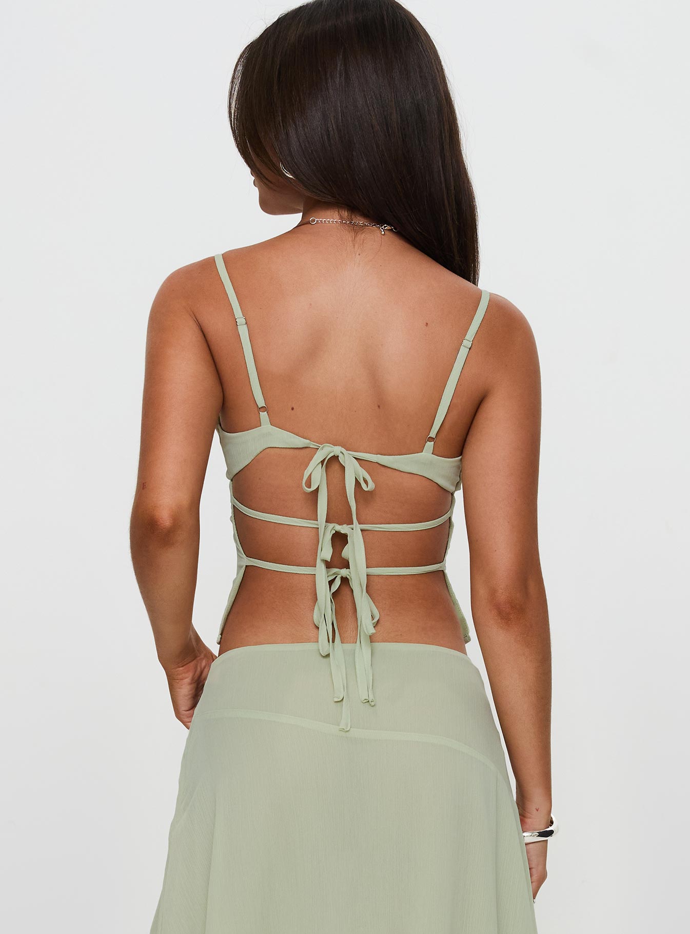 Pappilion Top Sage women's two piece set by Ellevoria