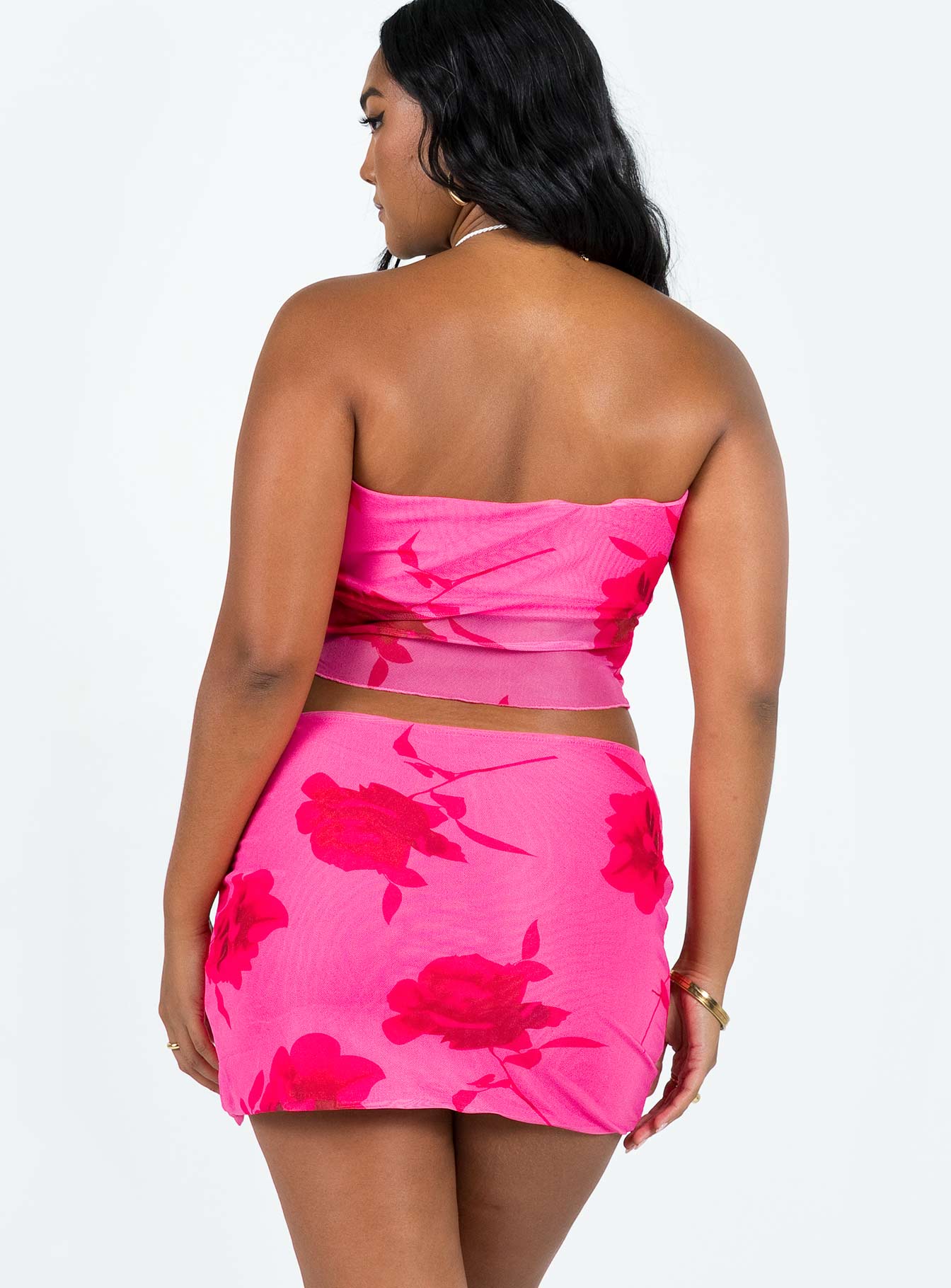 Corella Set Pink women's skirt set by Ellevoria